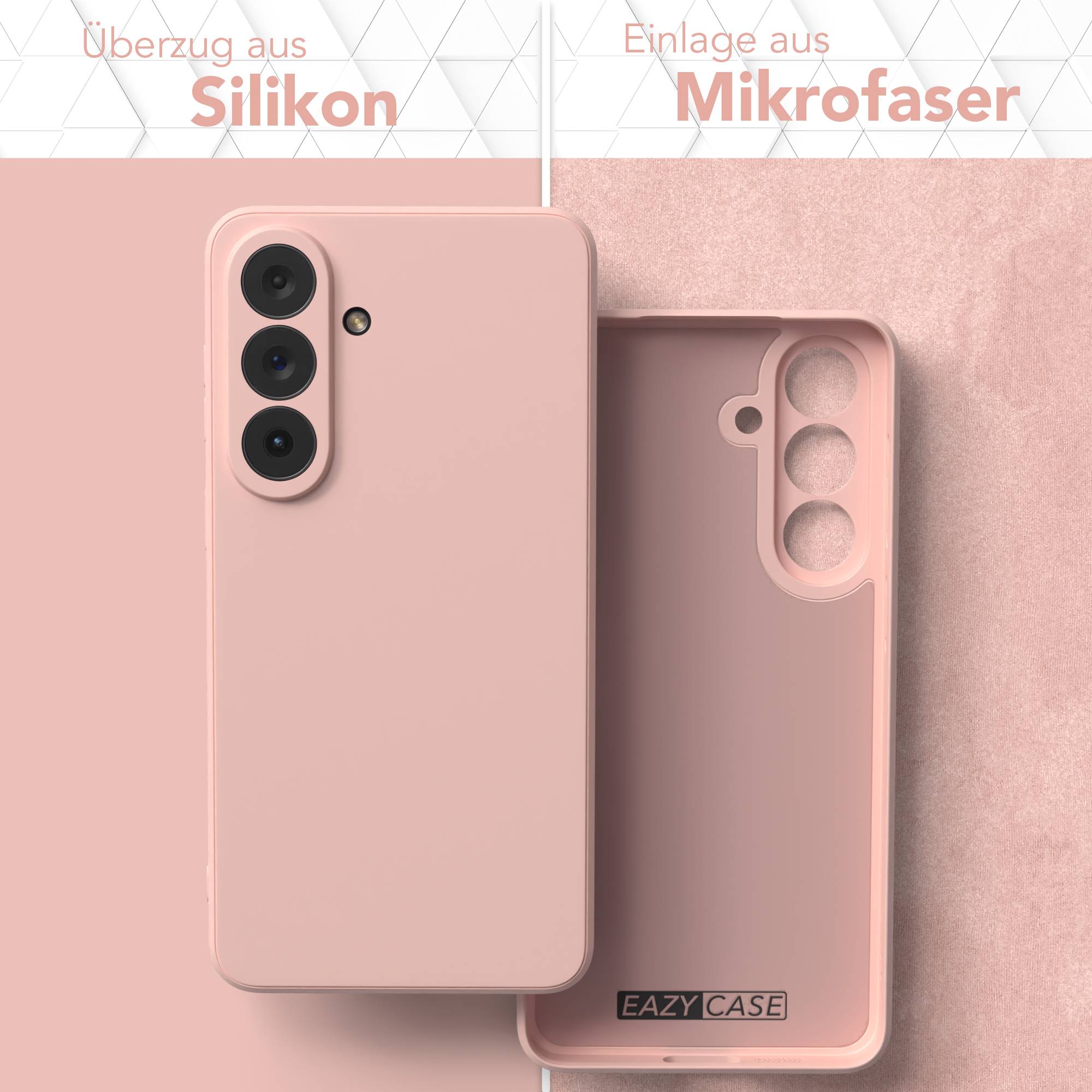 Samsung Galaxy S26 Plus transparente Silikonhülle mit Kameraschutz EAZY CASE