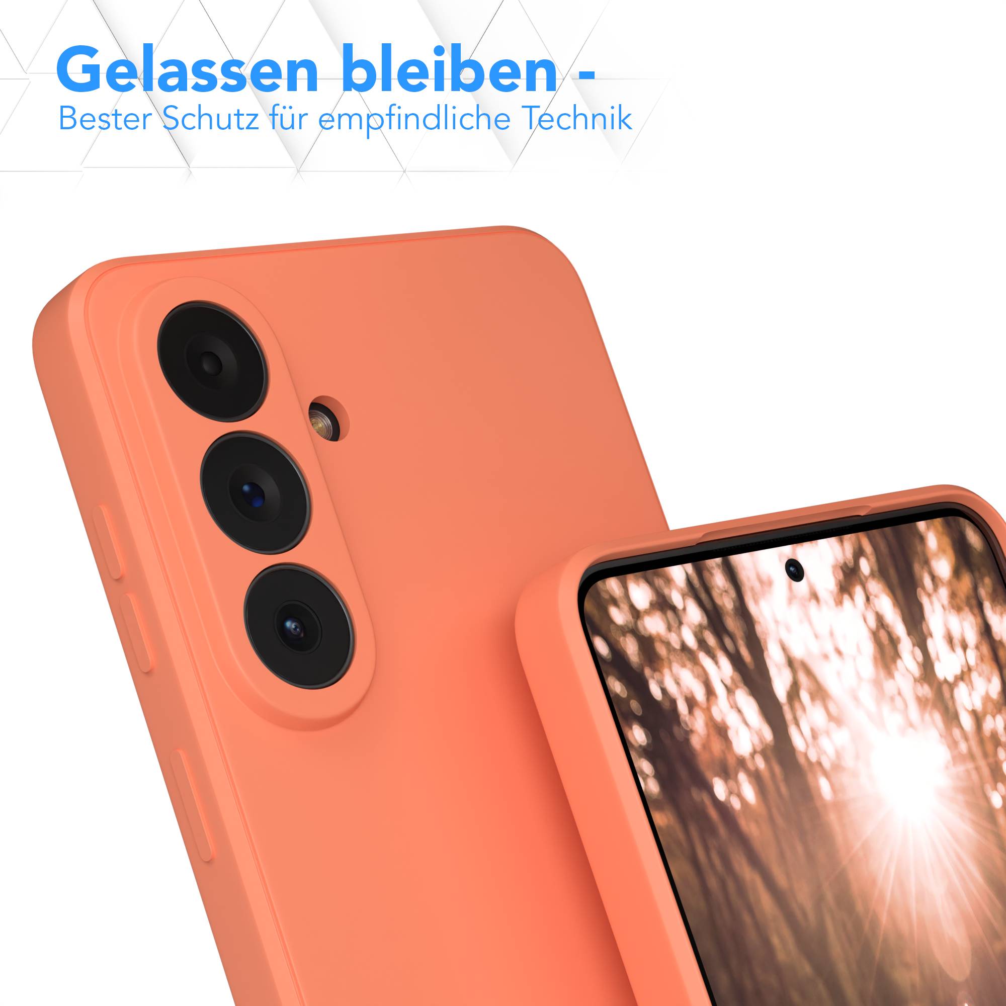 Samsung Galaxy S26 Plus transparente Silikonhülle mit Kameraschutz EAZY CASE