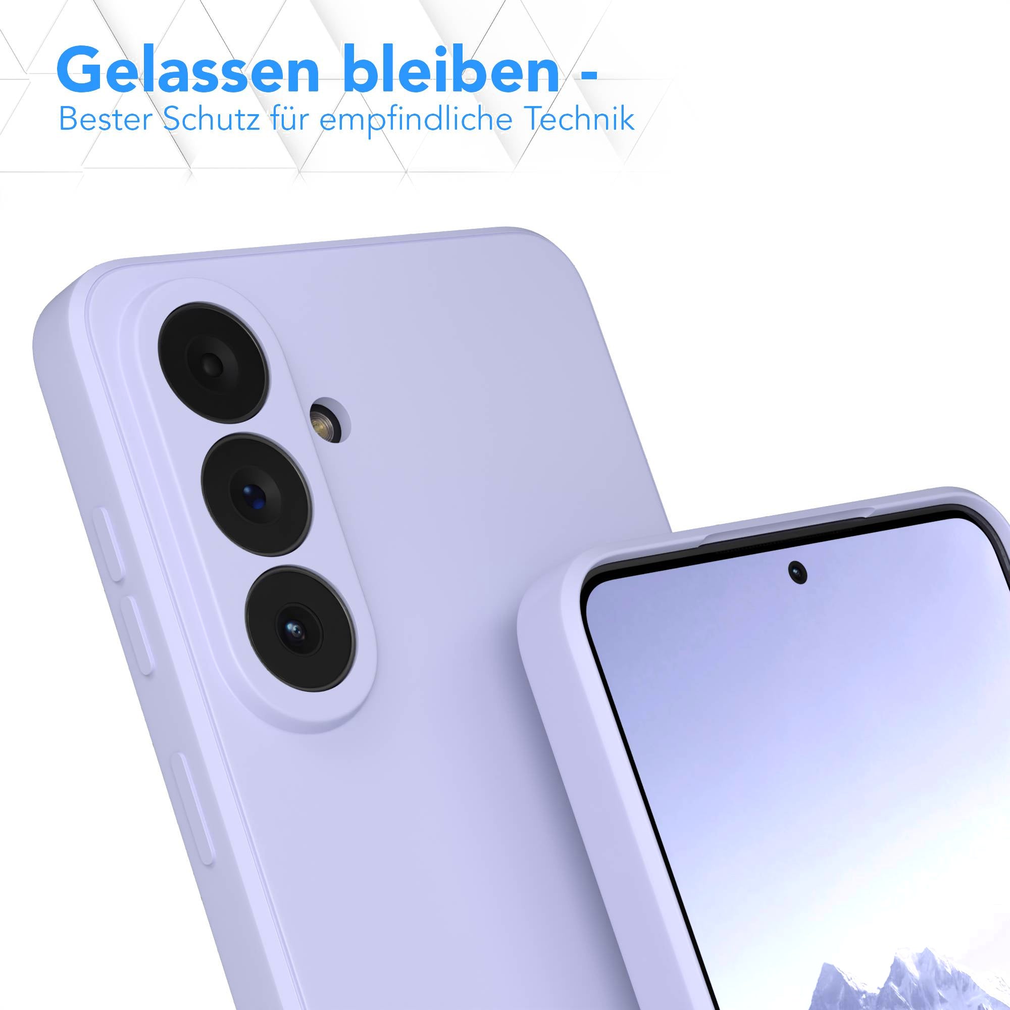 Samsung Galaxy S26 Plus transparente Silikonhülle mit Kameraschutz EAZY CASE
