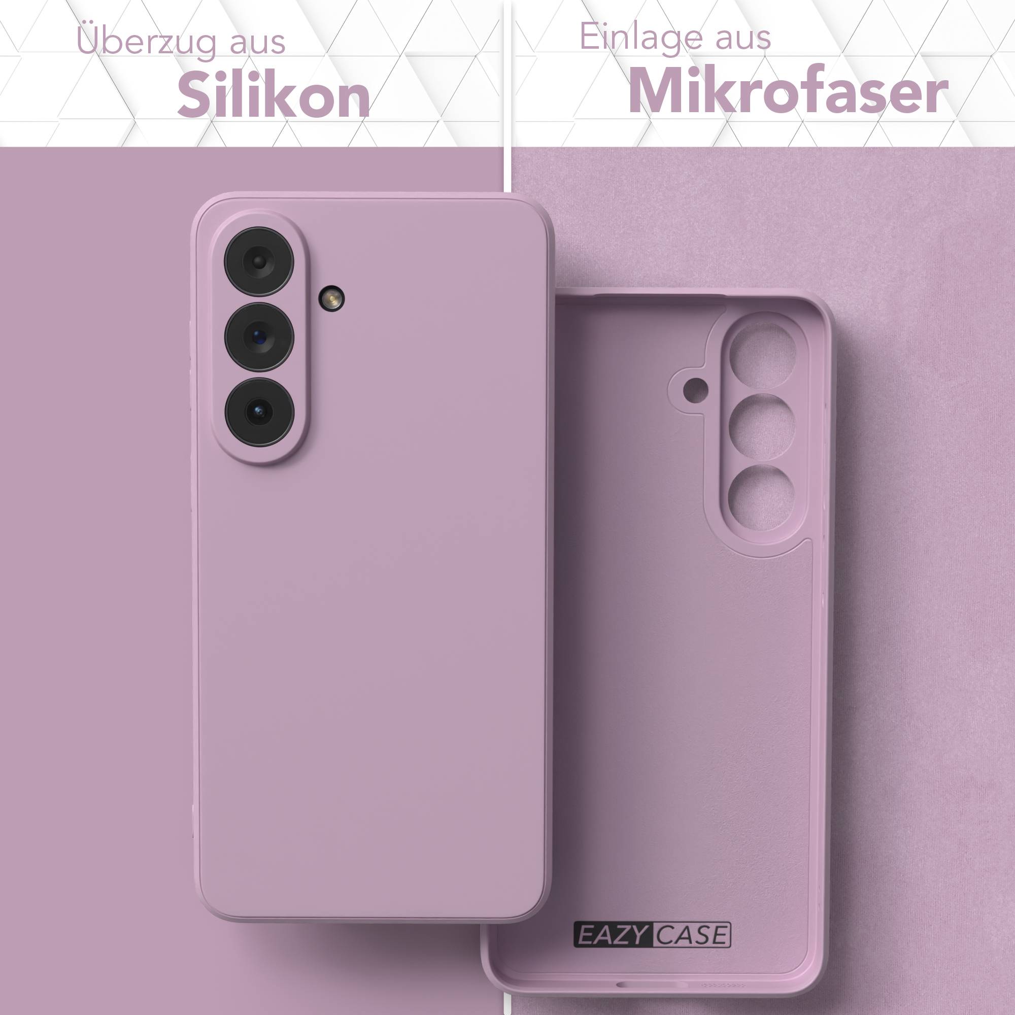 Samsung Galaxy S26 Plus transparente Silikonhülle mit Kameraschutz EAZY CASE