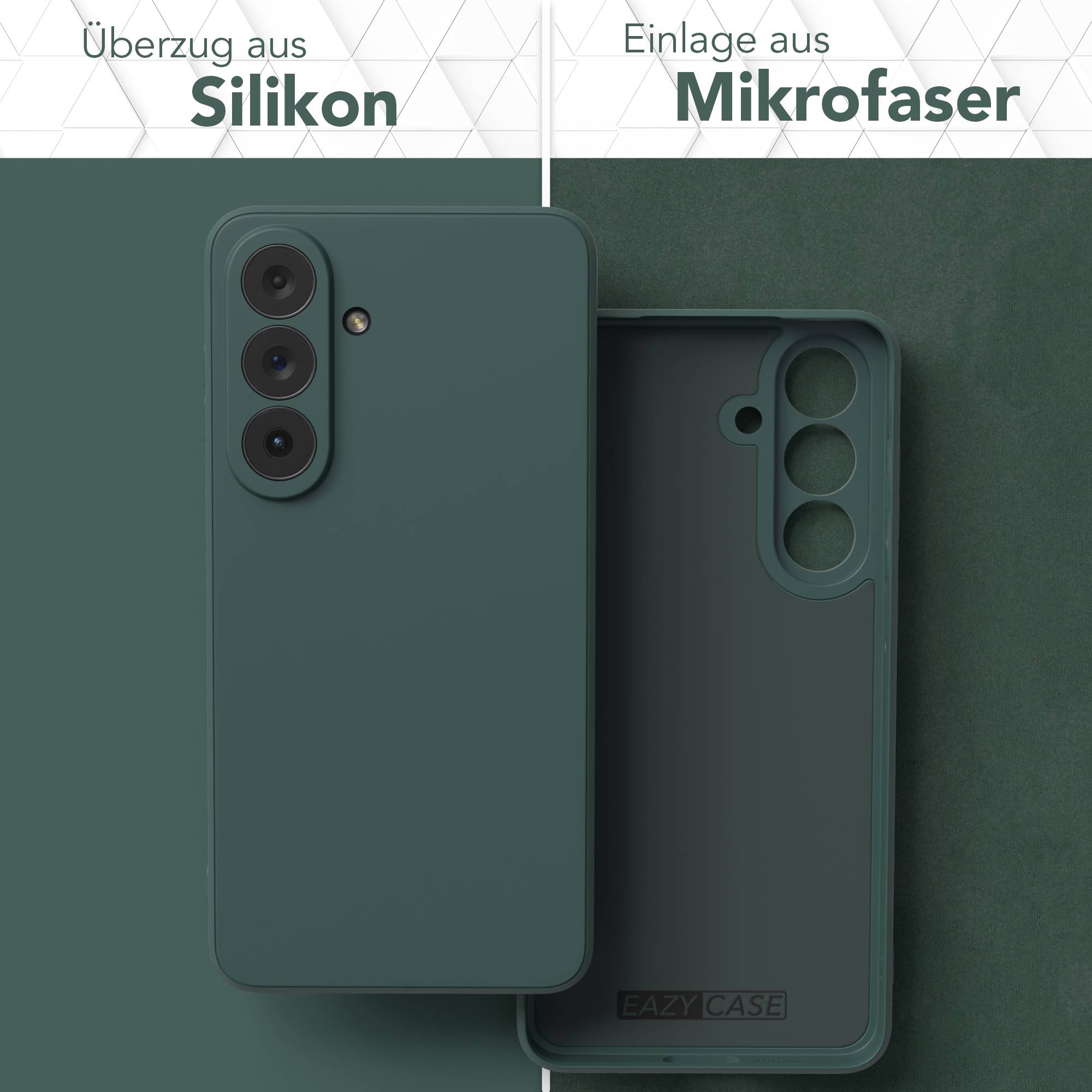 Samsung Galaxy S26 Plus transparente Silikonhülle mit Kameraschutz EAZY CASE