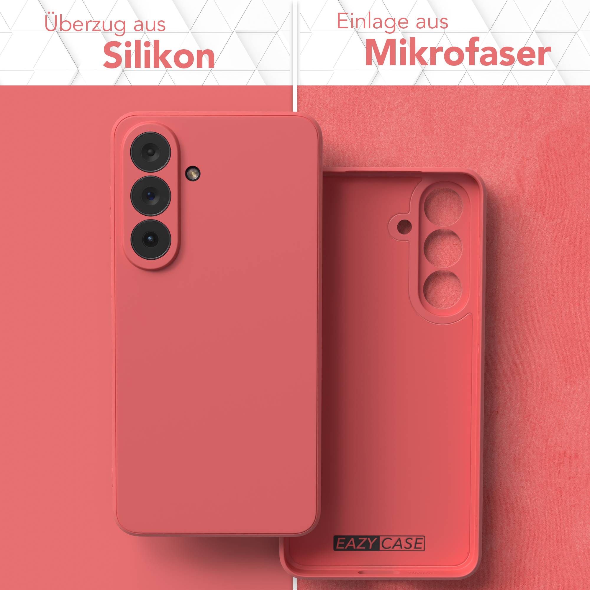 Samsung Galaxy S26 Plus transparente Silikonhülle mit Kameraschutz EAZY CASE