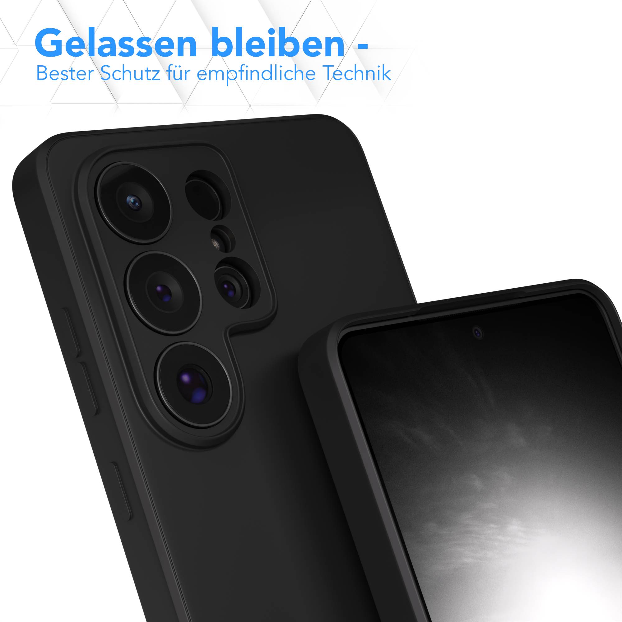 Samsung Galaxy S26 Ultra Silikonhülle transparent mit Kameraschutz EAZY CASE