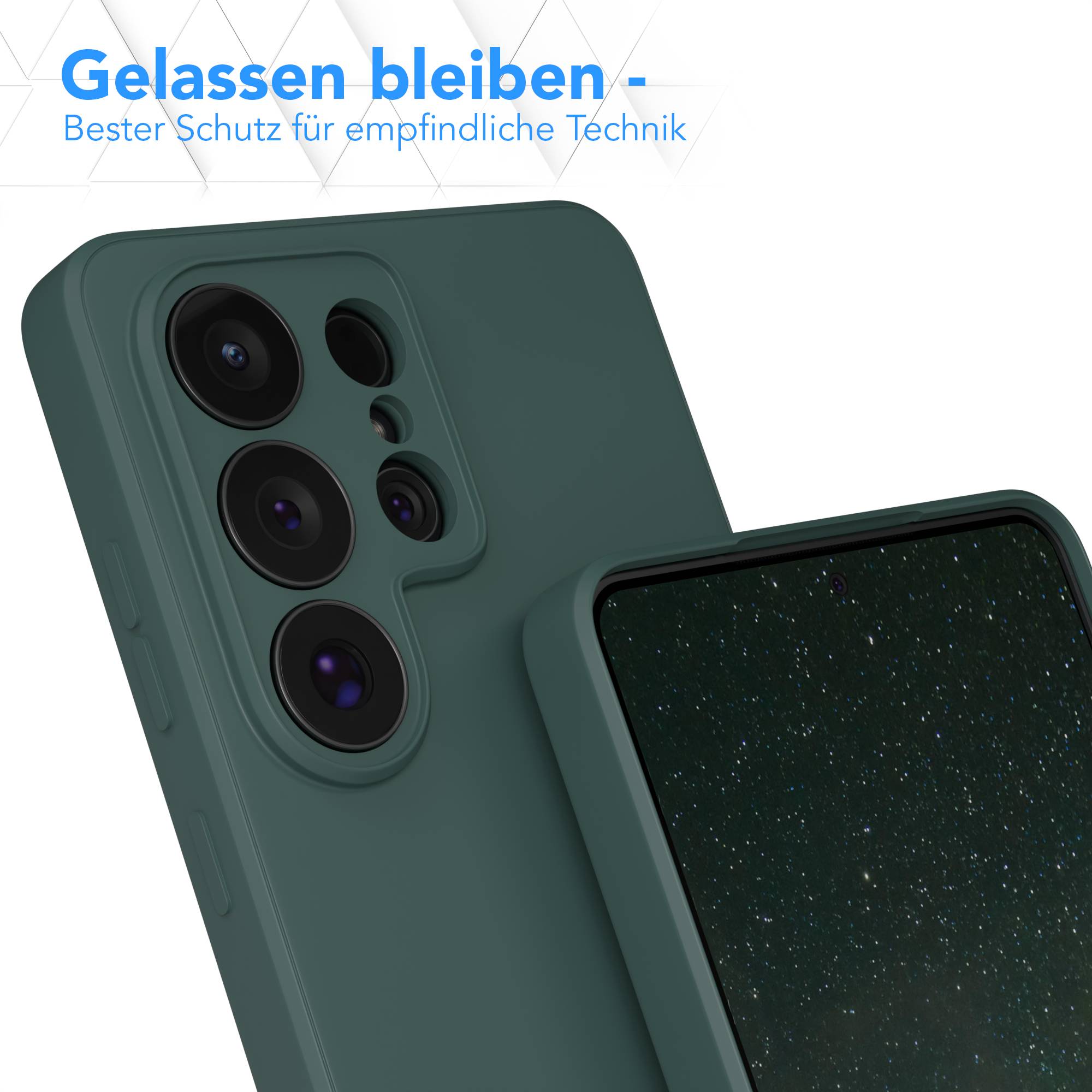 Samsung Galaxy S26 Ultra Silikonhülle transparent mit Kameraschutz EAZY CASE