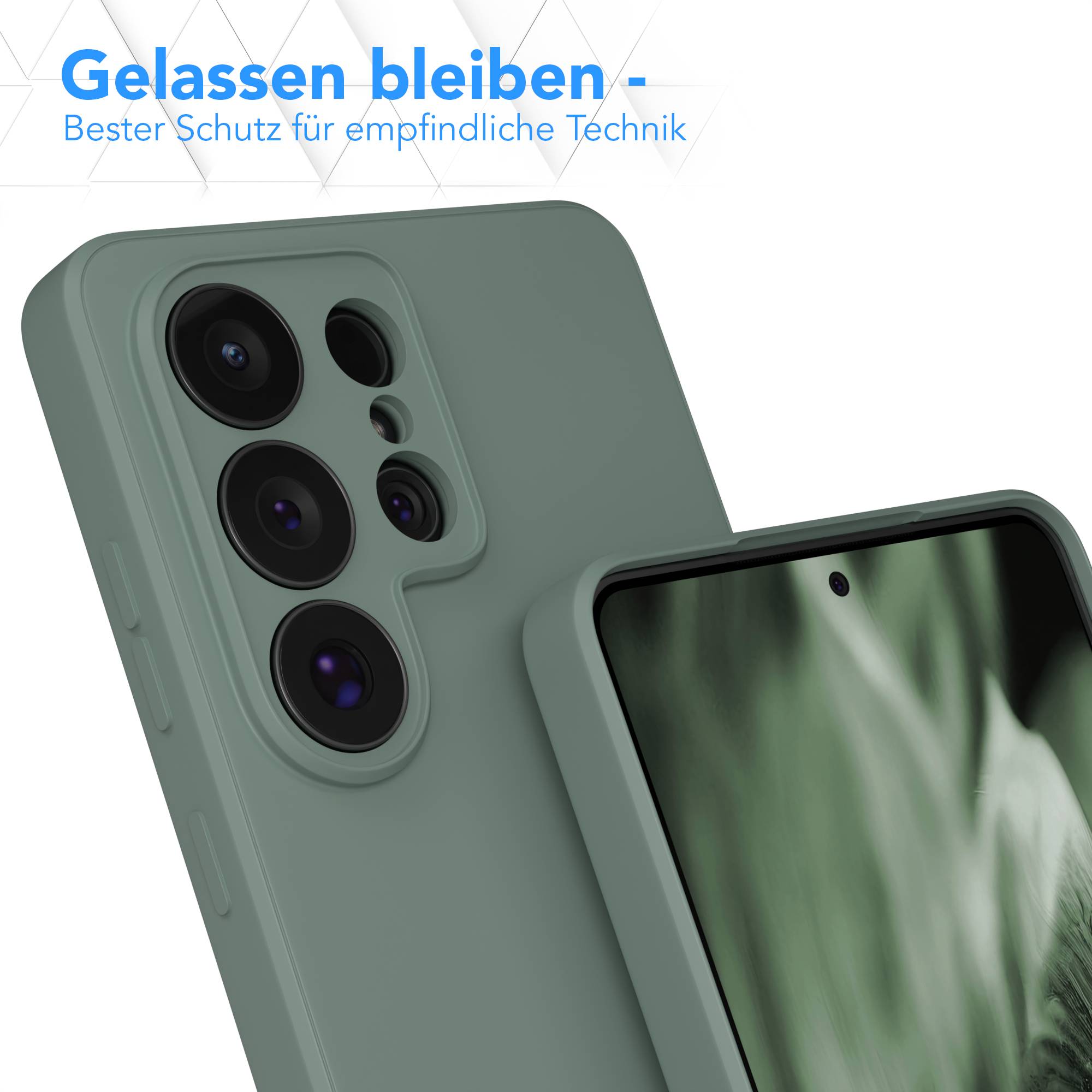 Samsung Galaxy S26 Ultra Silikonhülle transparent mit Kameraschutz EAZY CASE