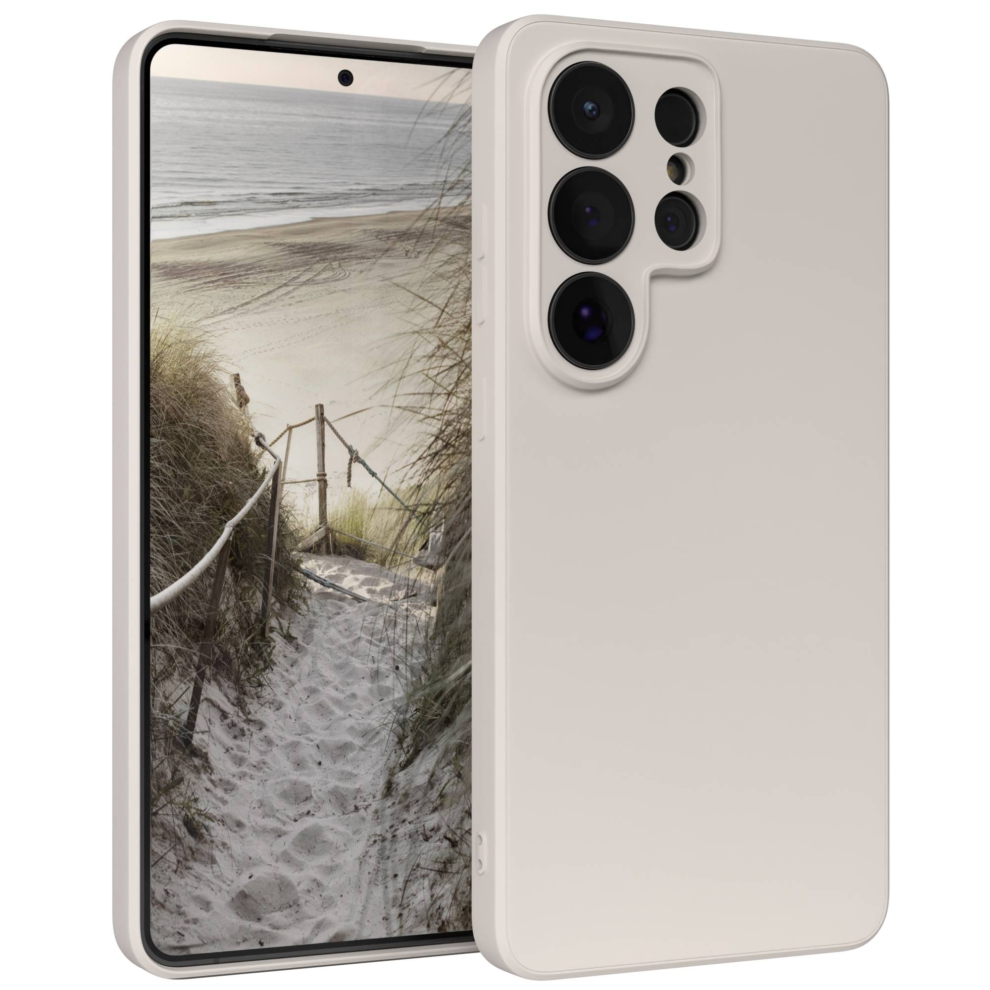 Samsung Galaxy S26 Ultra Silikonhülle transparent mit Kameraschutz EAZY CASE