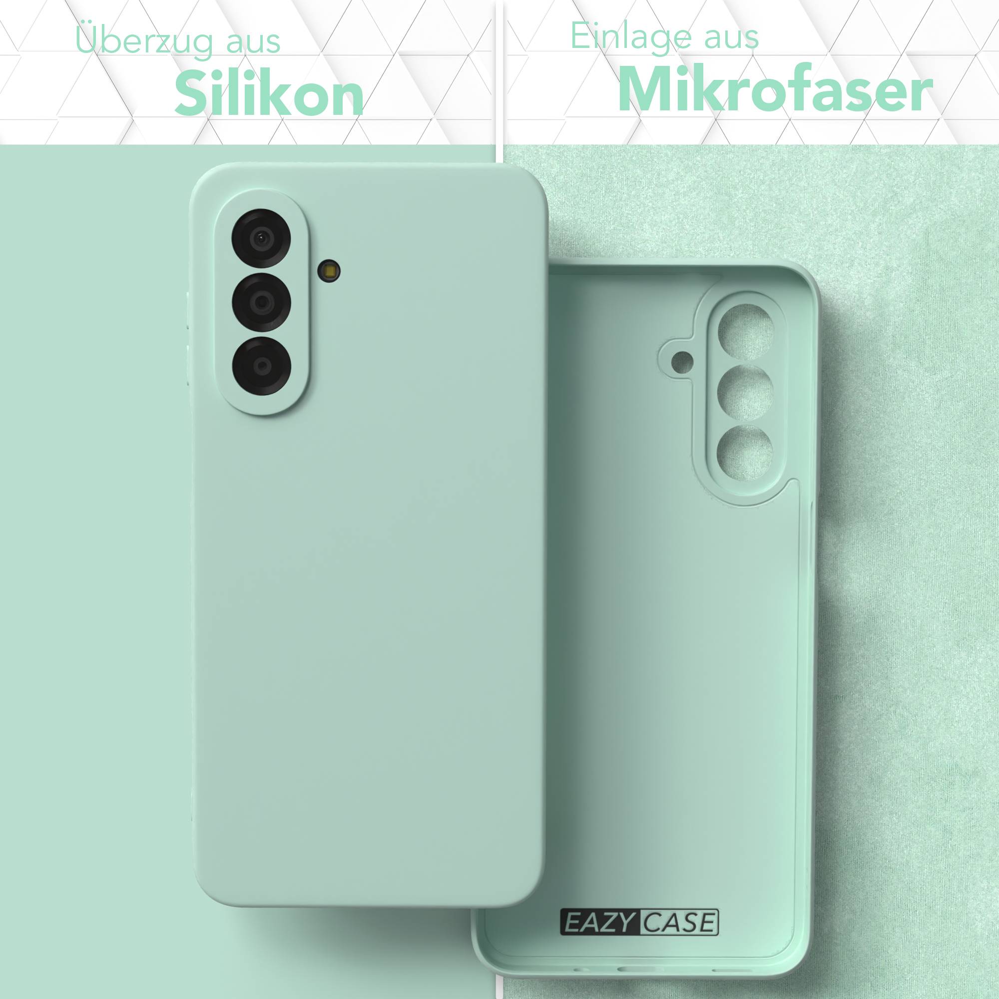 Samsung Galaxy A17 transparente Silikonhülle mit Kameraschutz von EAZY CASE