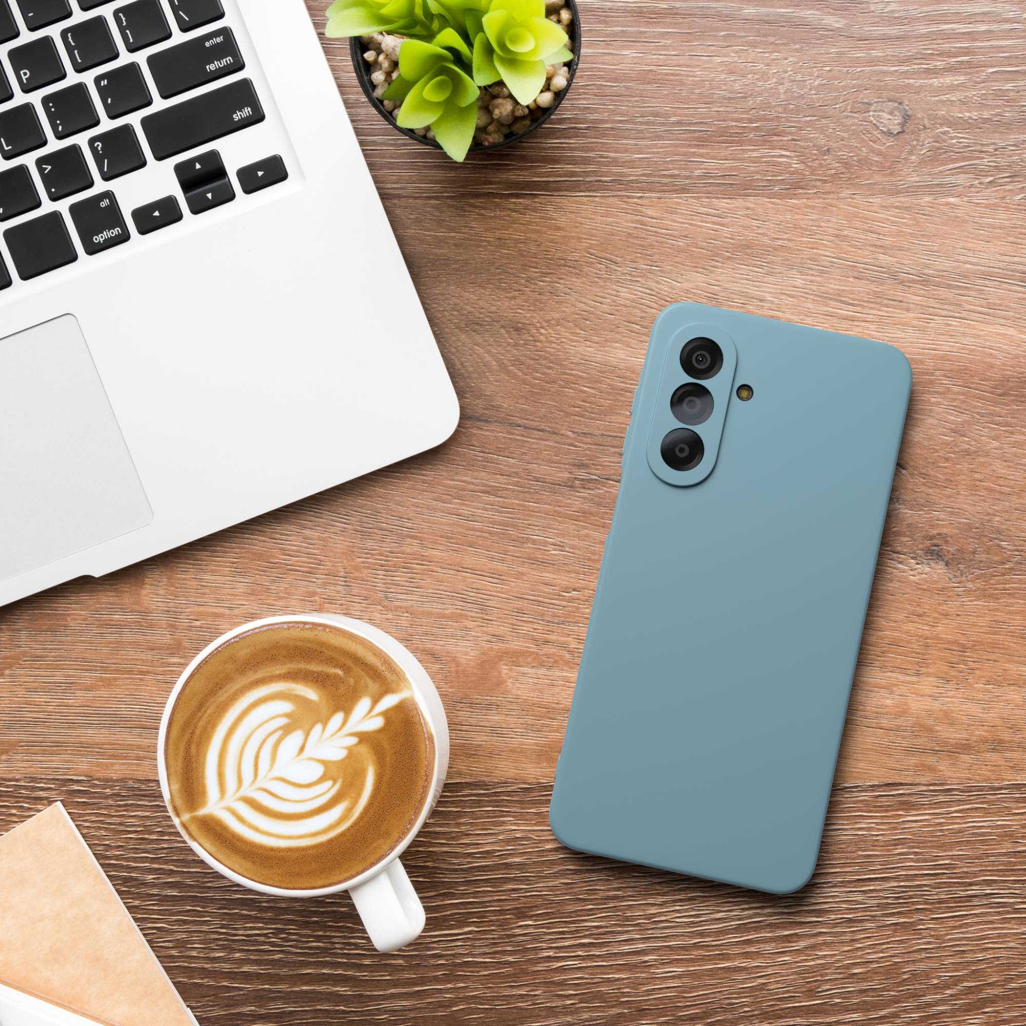 Samsung Galaxy A17 transparente Silikonhülle mit Kameraschutz von EAZY CASE