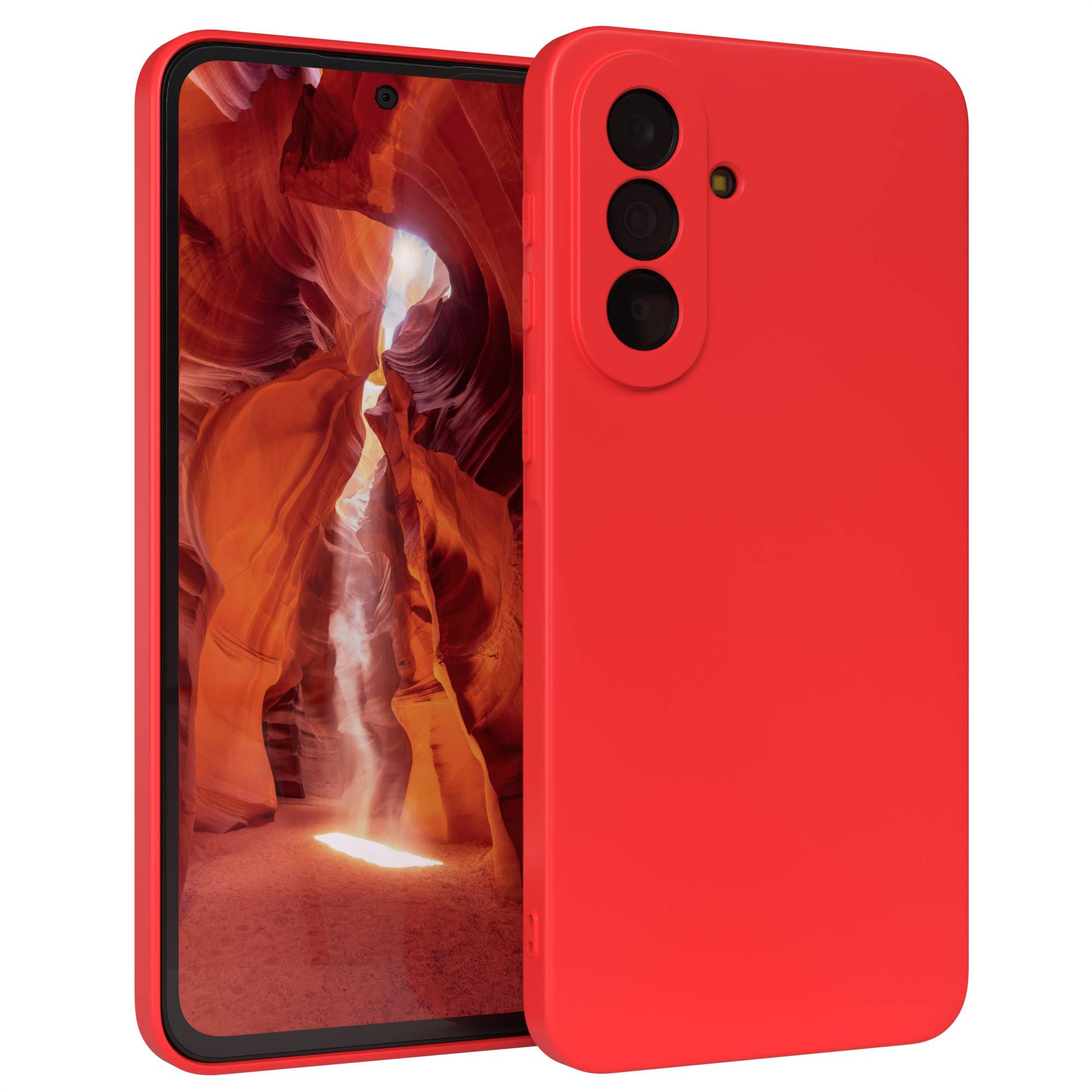 Samsung Galaxy A37 transparente Silikonhülle mit Kameraschutz von EAZY CASE