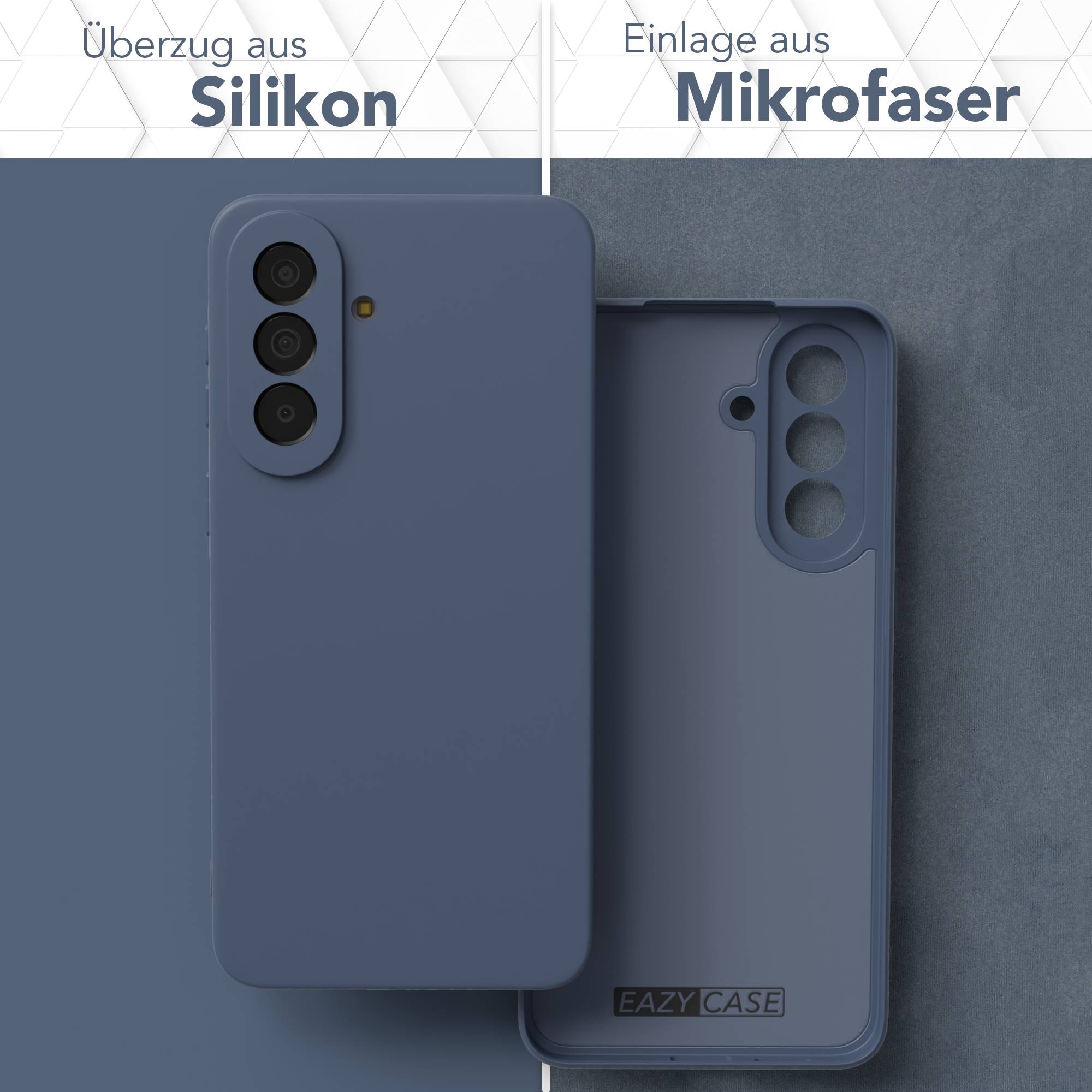 Samsung Galaxy A57 Silikonhülle transparent mit Kameraschutz von EAZY CASE