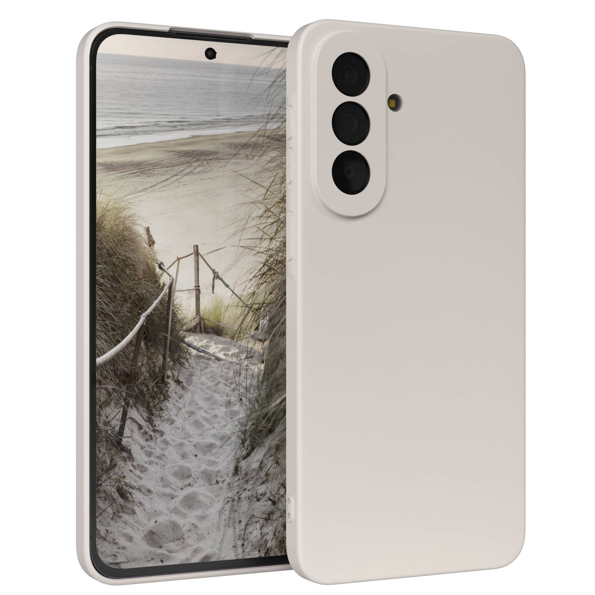 Samsung Galaxy A57 Silikonhülle transparent mit Kameraschutz von EAZY CASE