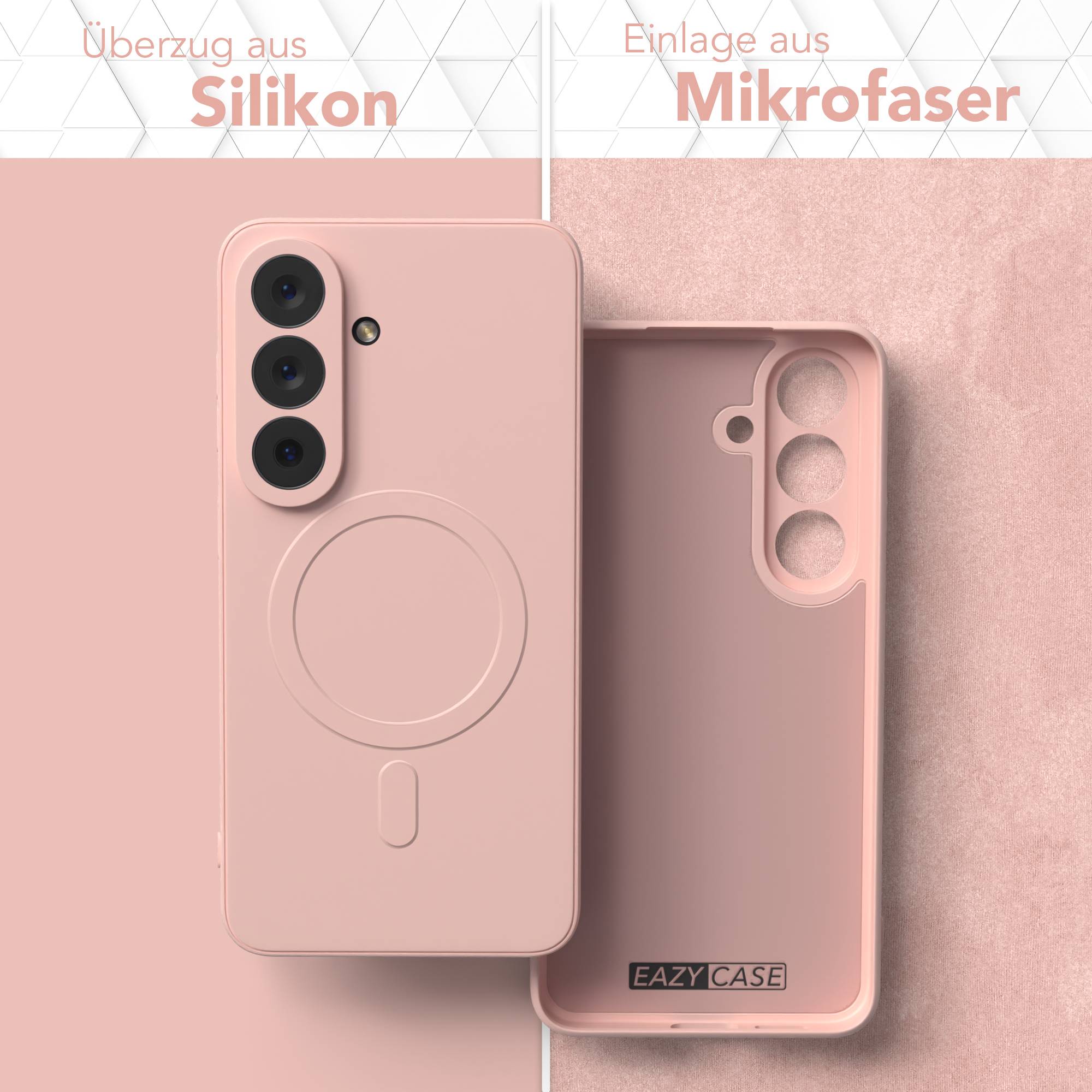 Samsung Galaxy S26 MagSafe Silikonhülle mit Kameraschutz und magnetischer Funktion