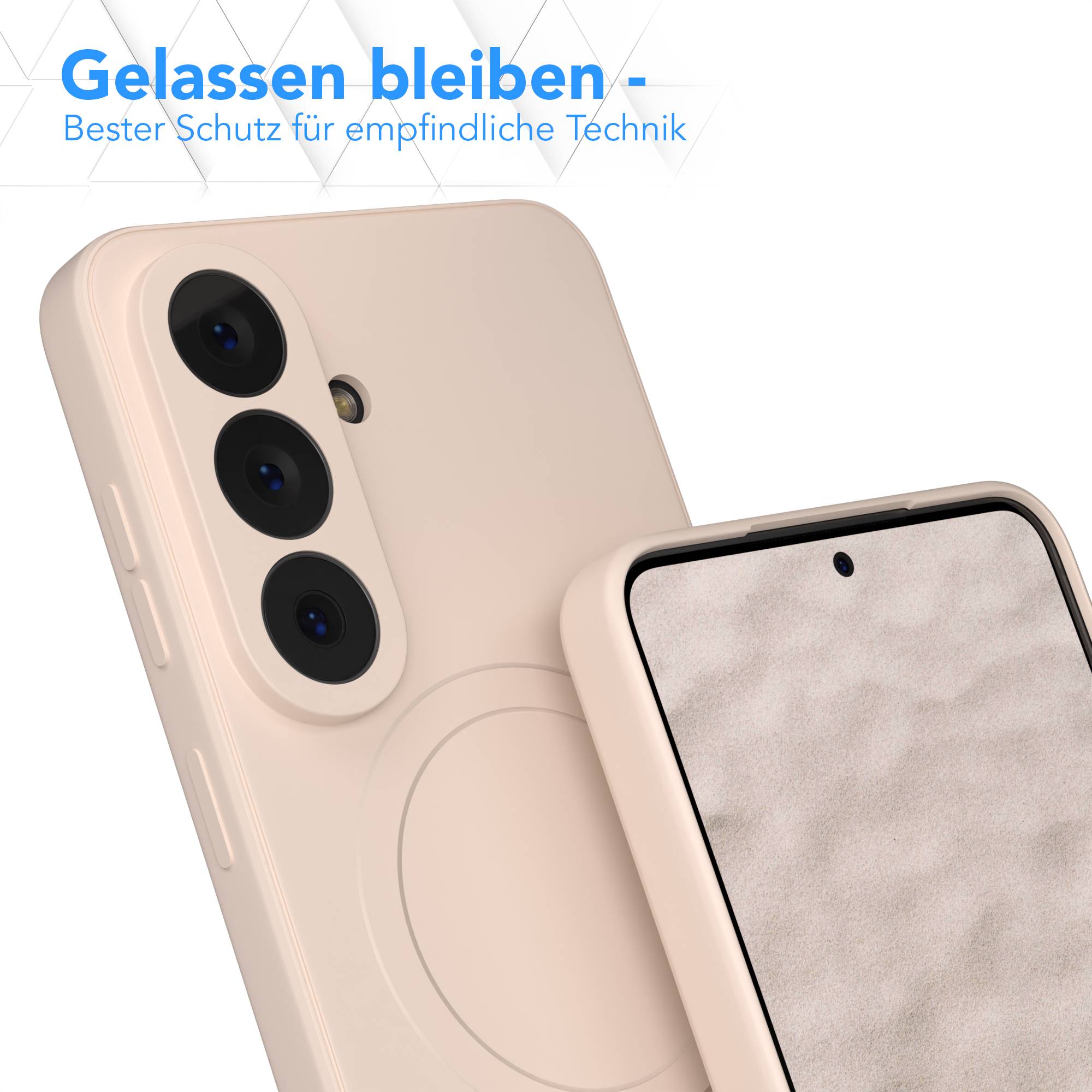 Samsung Galaxy S26 MagSafe Silikonhülle mit Kameraschutz und magnetischer Funktion