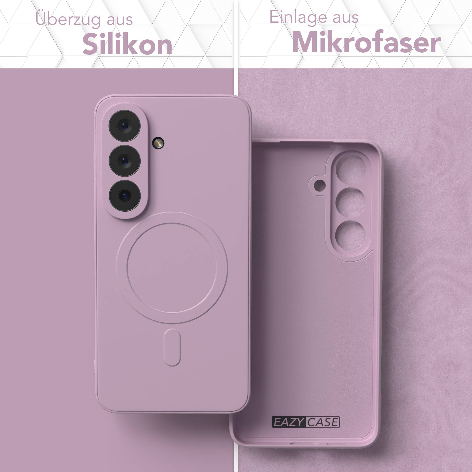 Samsung Galaxy S26 MagSafe Silikonhülle mit Kameraschutz und magnetischer Funktion