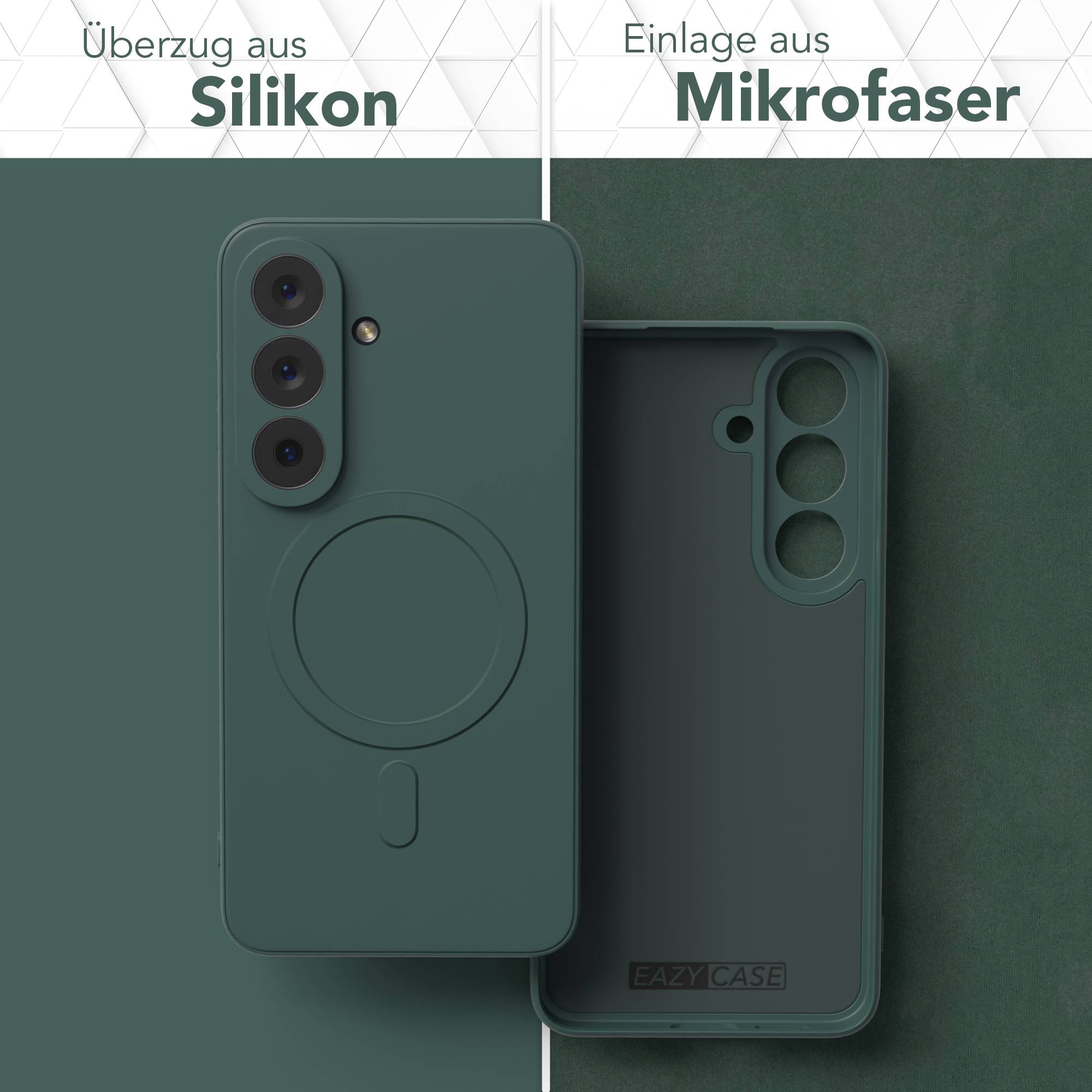 Samsung Galaxy S26 MagSafe Silikonhülle mit Kameraschutz und magnetischer Funktion