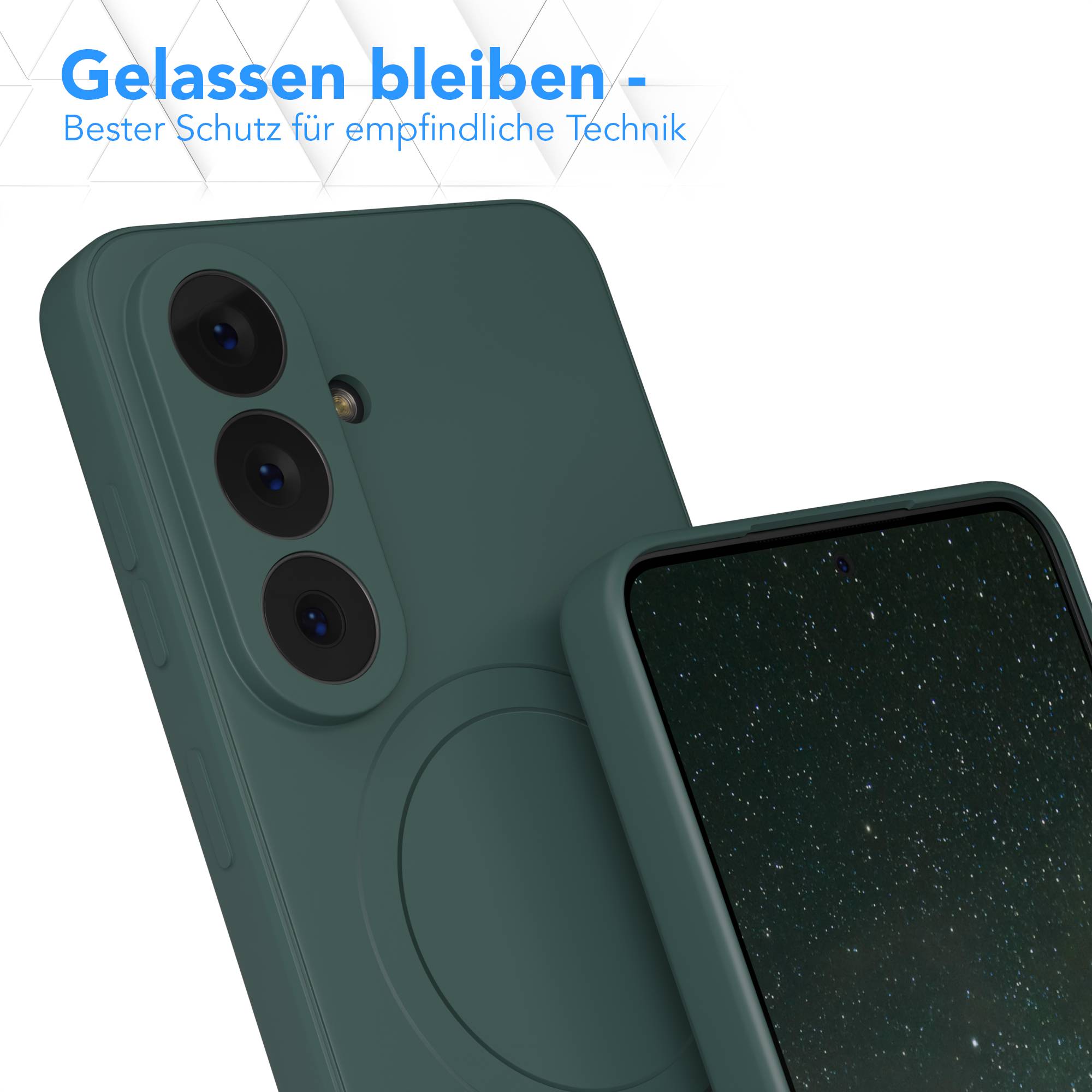 Samsung Galaxy S26 MagSafe Silikonhülle mit Kameraschutz und magnetischer Funktion