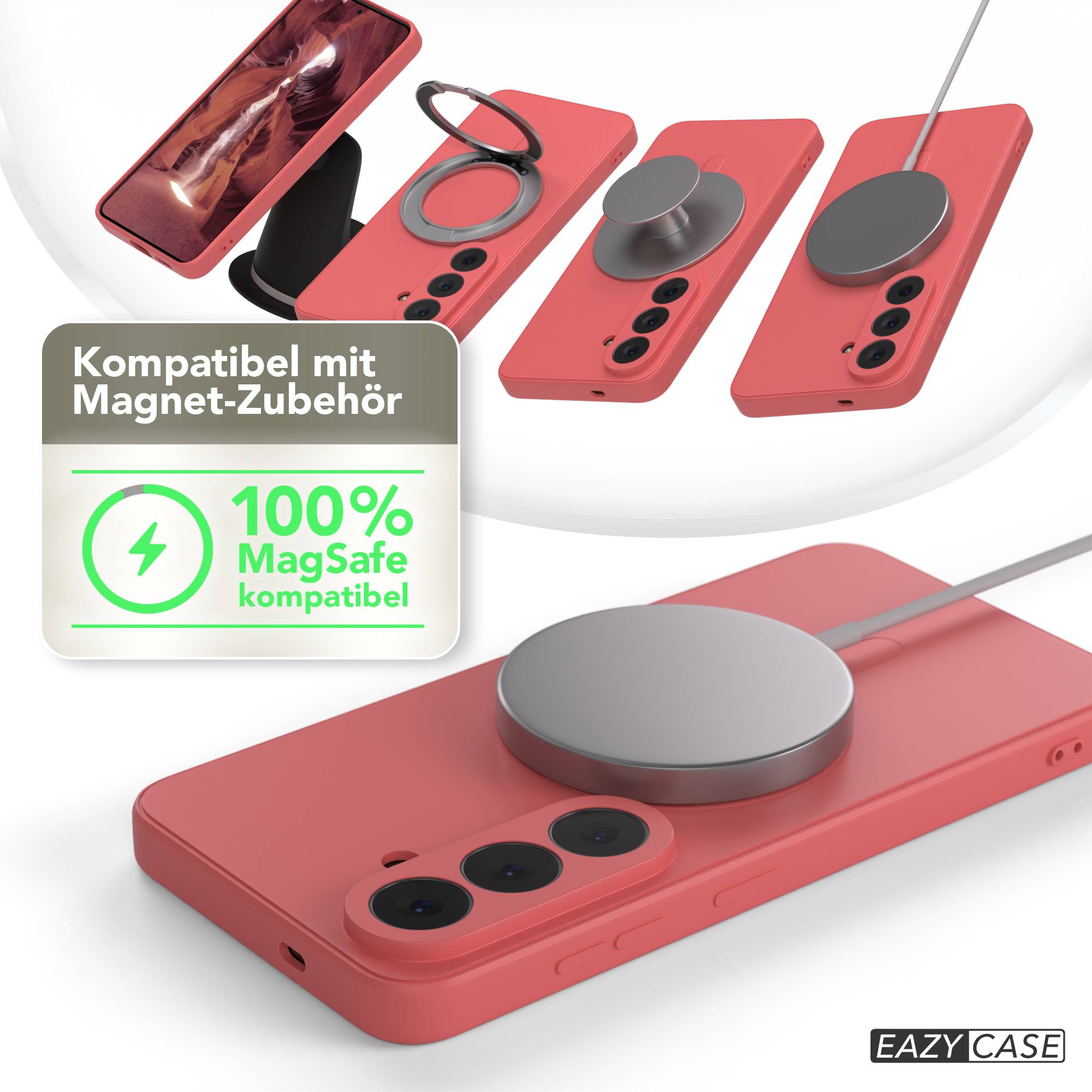 Samsung Galaxy S26 MagSafe Silikonhülle mit Kameraschutz und magnetischer Funktion
