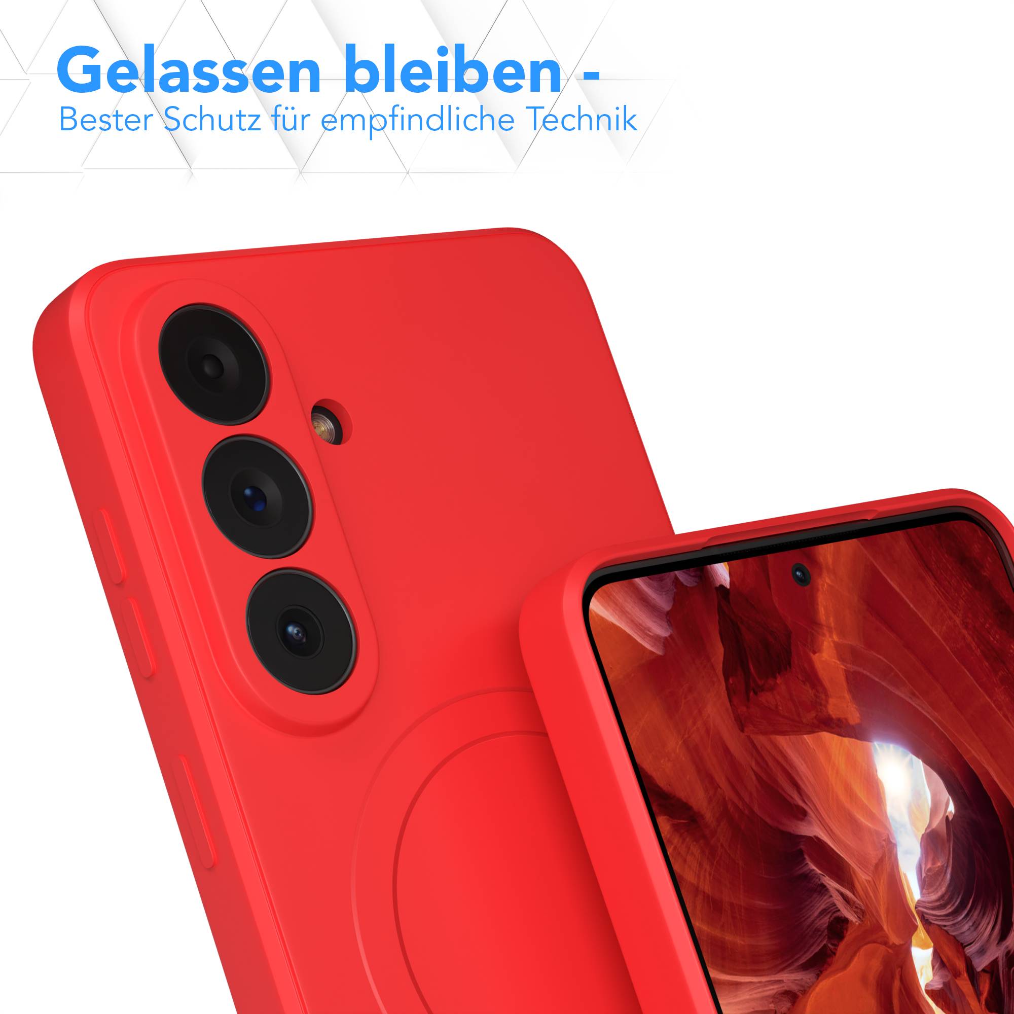 Samsung Galaxy S26 Plus MagSafe Silikonhülle mit Kameraschutz von EAZY CASE