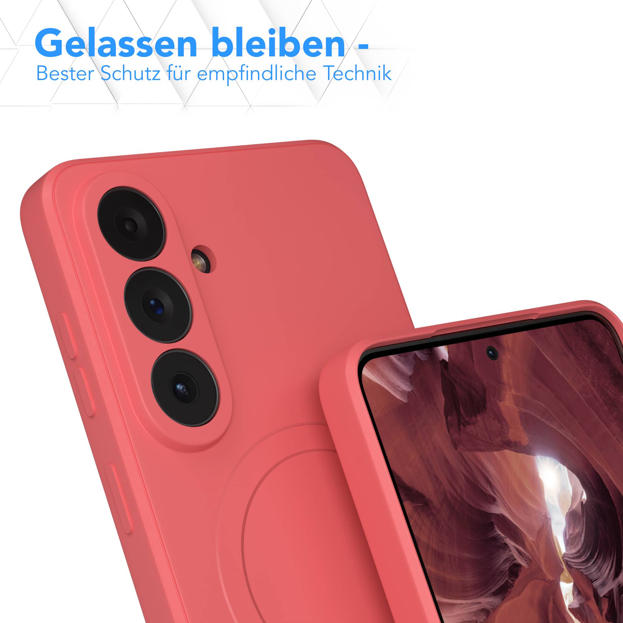 Samsung Galaxy S26 Plus MagSafe Silikonhülle mit Kameraschutz von EAZY CASE