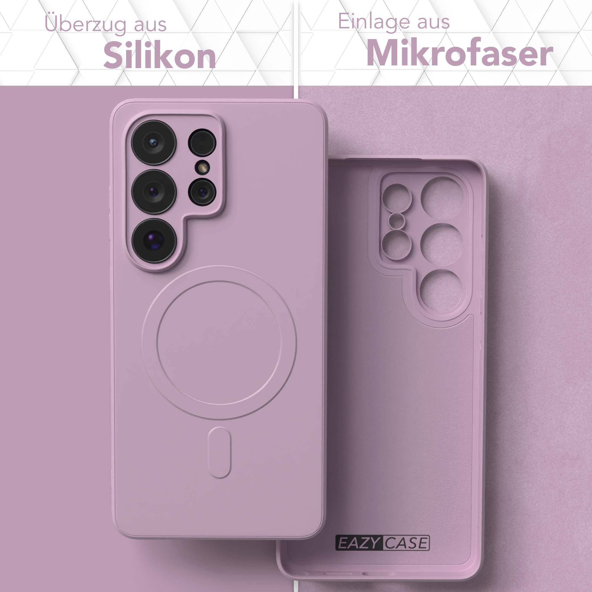 Samsung Galaxy S26 Ultra MagSafe Silikonhülle mit Kameraschutz EAZY CASE