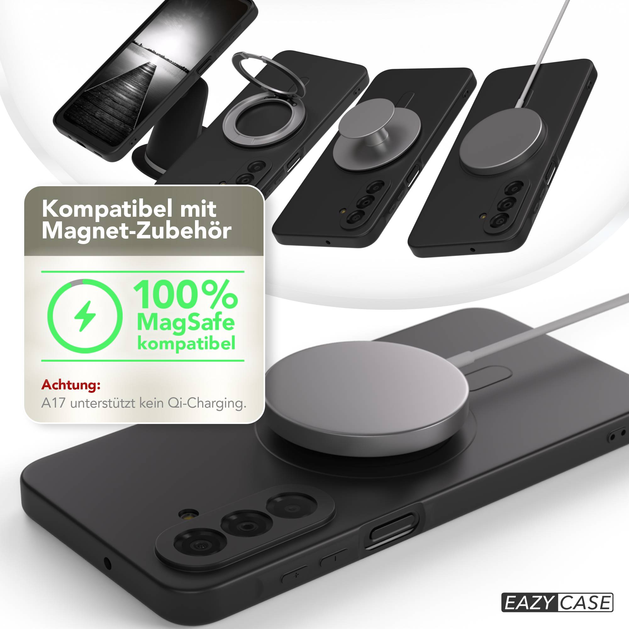 Samsung Galaxy A17 MagSafe Silikonhülle mit Kameraschutz von EAZY CASE