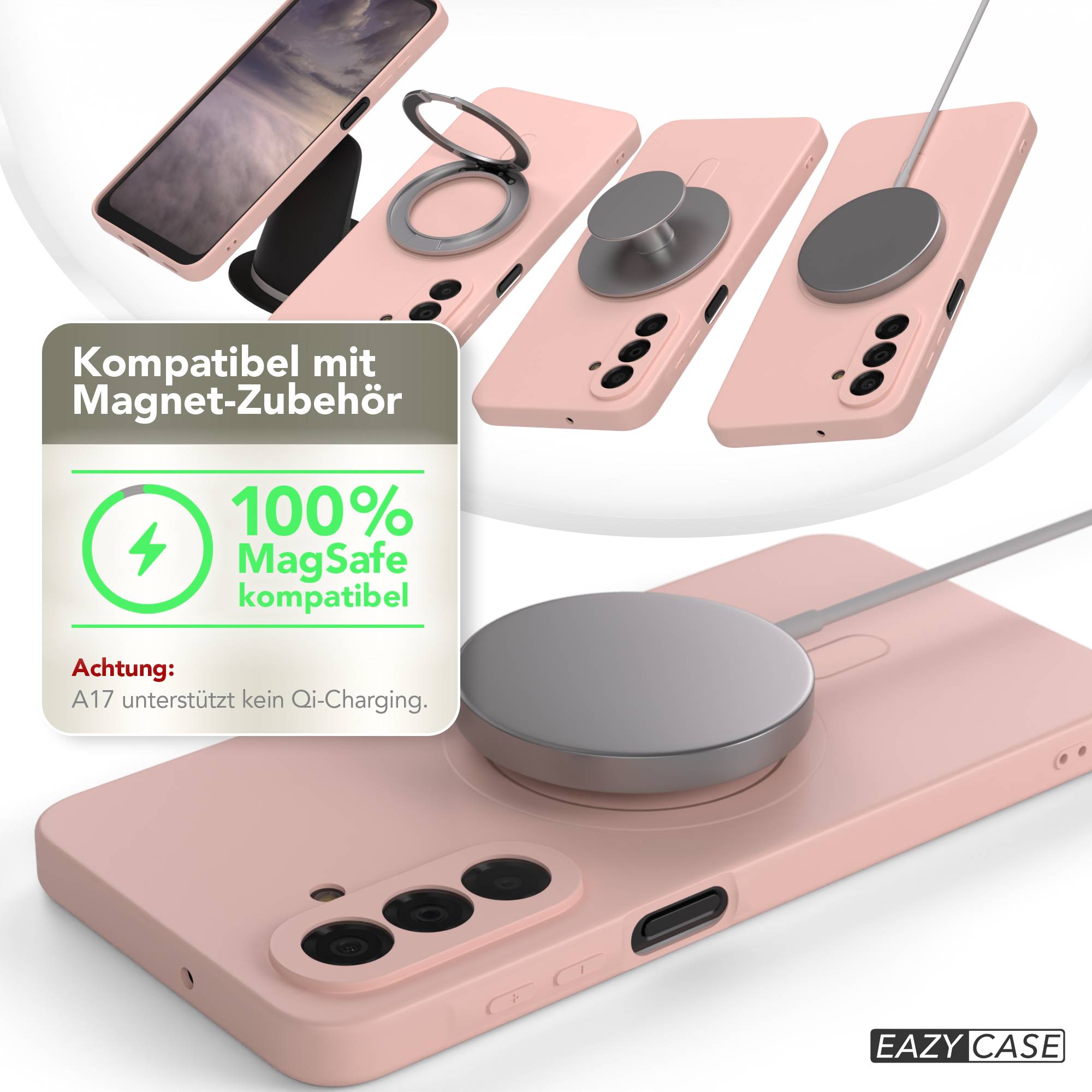Samsung Galaxy A17 MagSafe Silikonhülle mit Kameraschutz von EAZY CASE