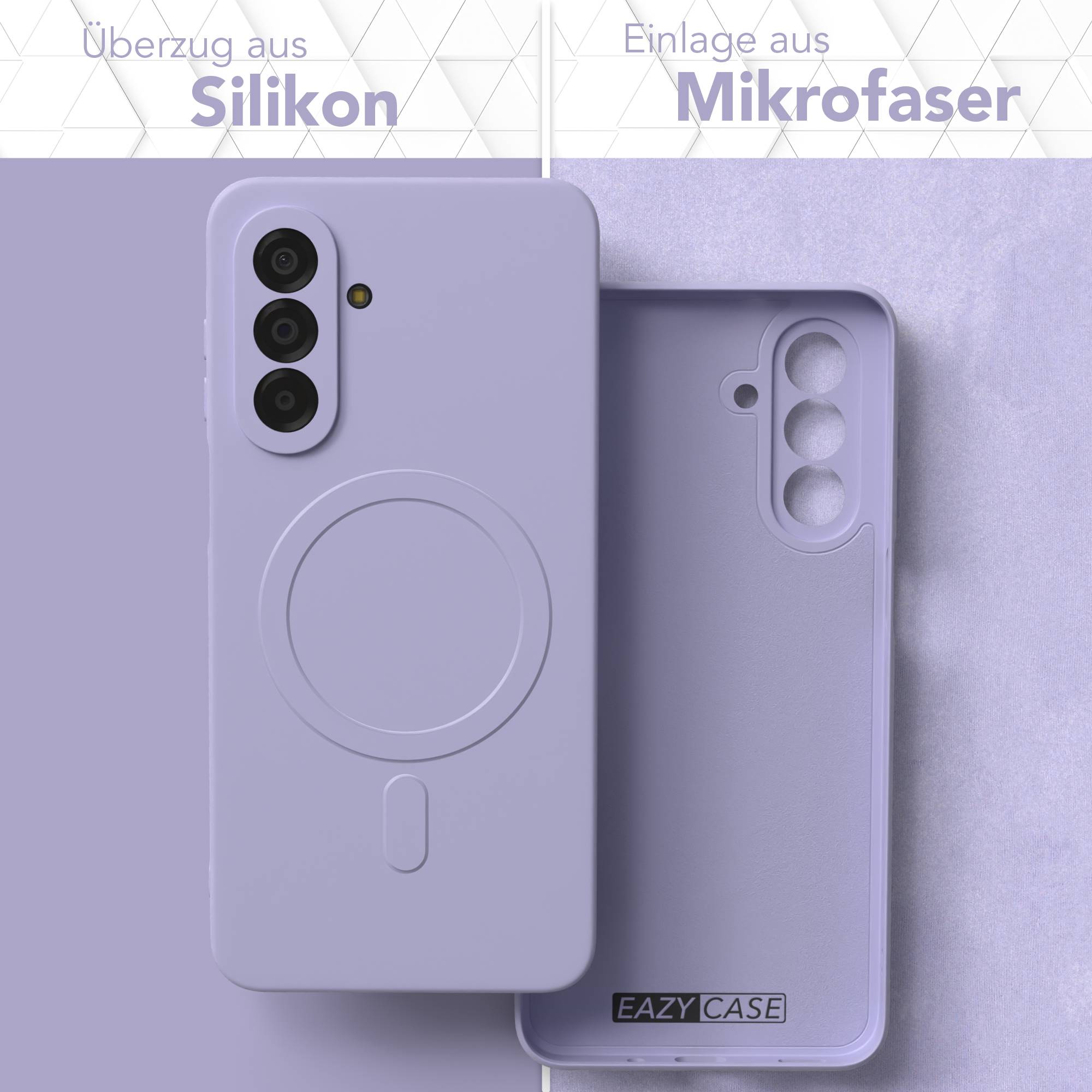 Samsung Galaxy A17 MagSafe Silikonhülle mit Kameraschutz von EAZY CASE