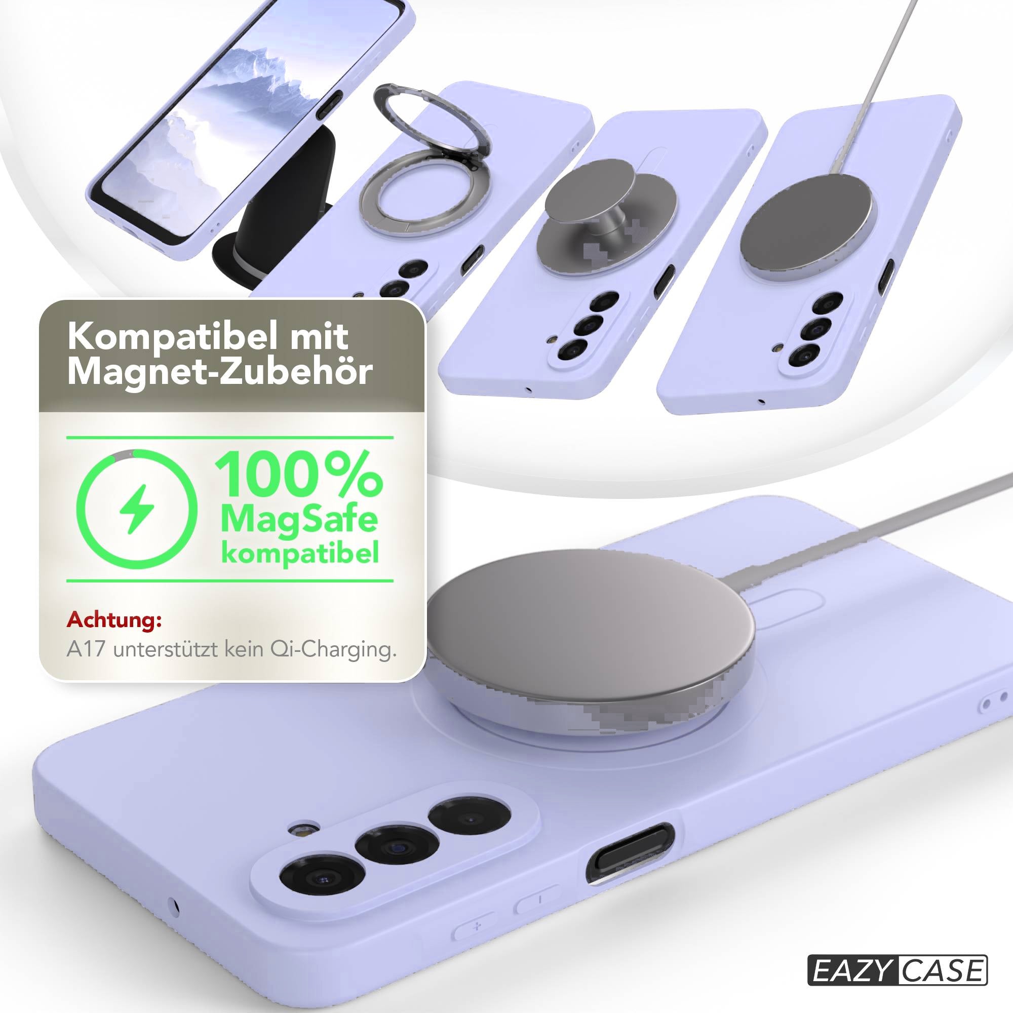Samsung Galaxy A17 MagSafe Silikonhülle mit Kameraschutz von EAZY CASE