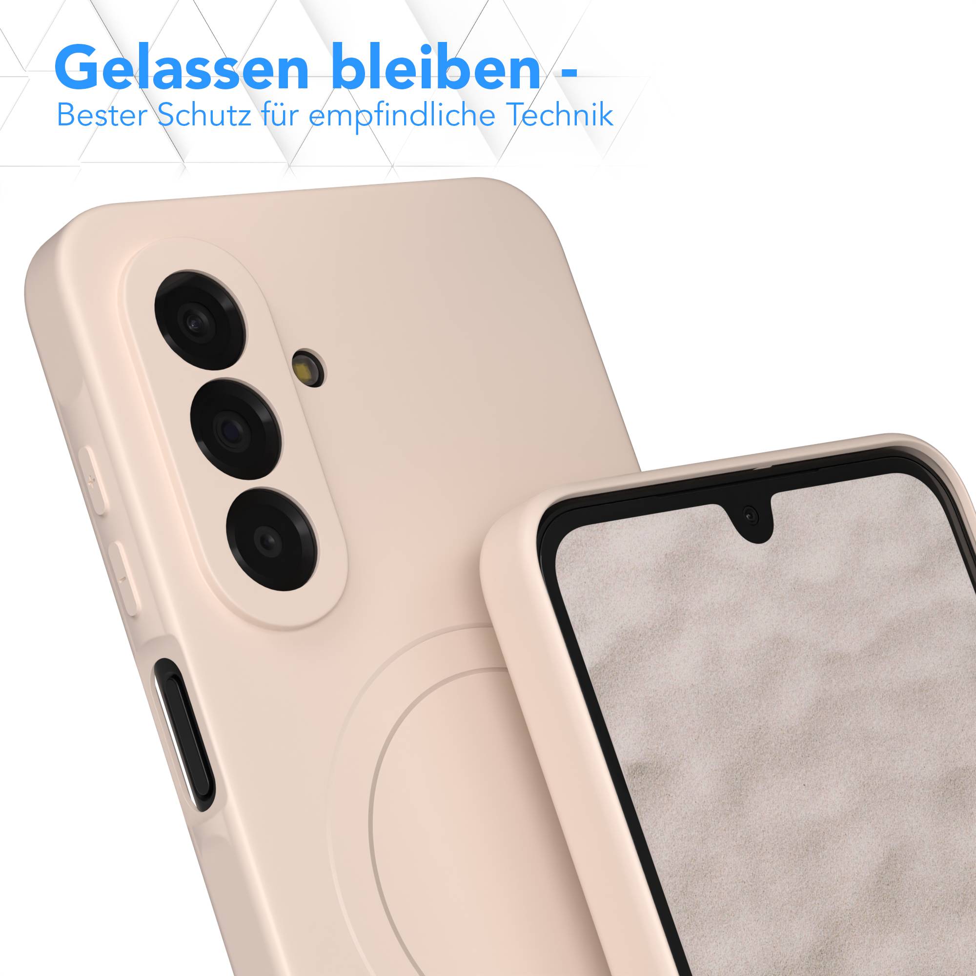Samsung Galaxy A17 MagSafe Silikonhülle mit Kameraschutz von EAZY CASE
