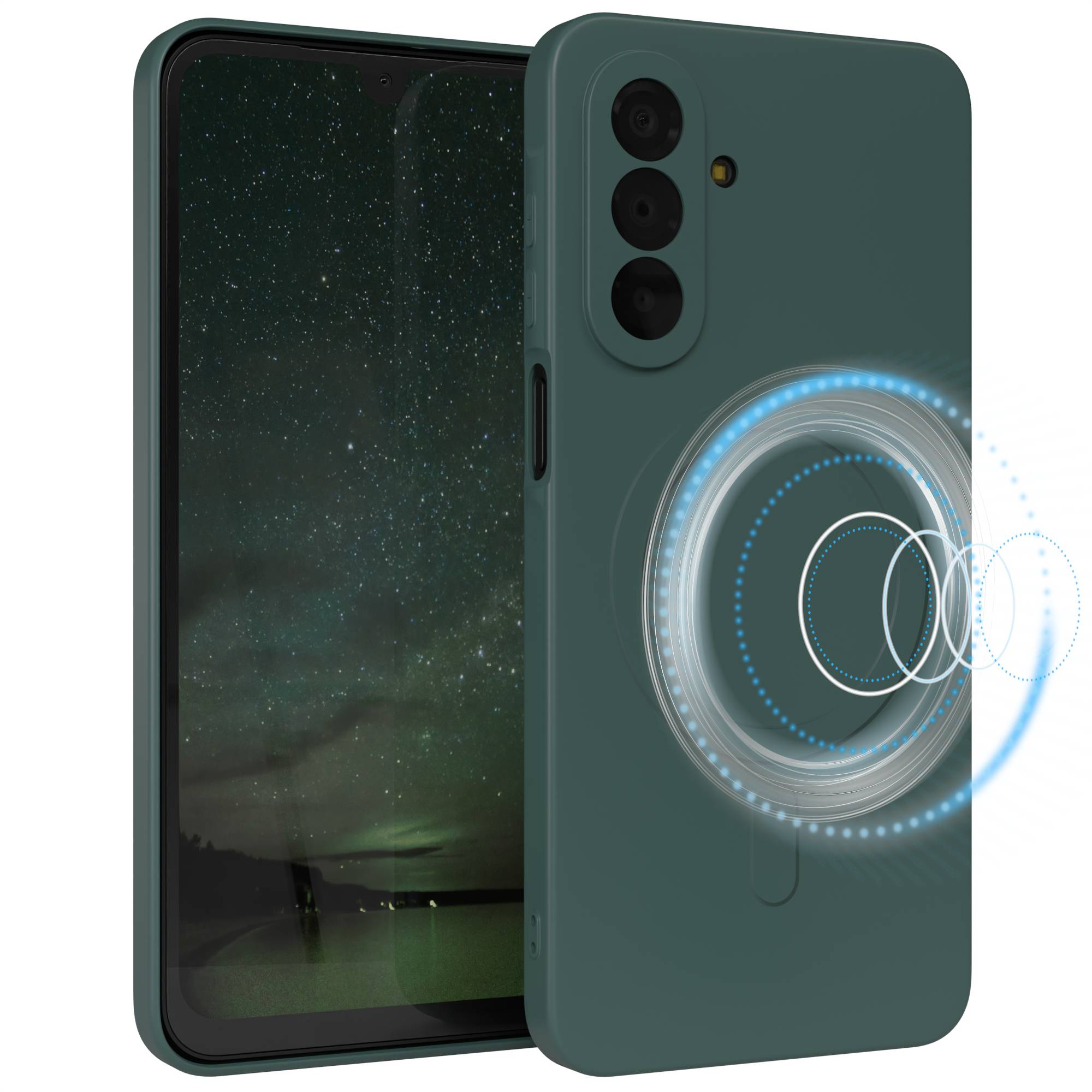 Samsung Galaxy A17 MagSafe Silikonhülle mit Kameraschutz von EAZY CASE