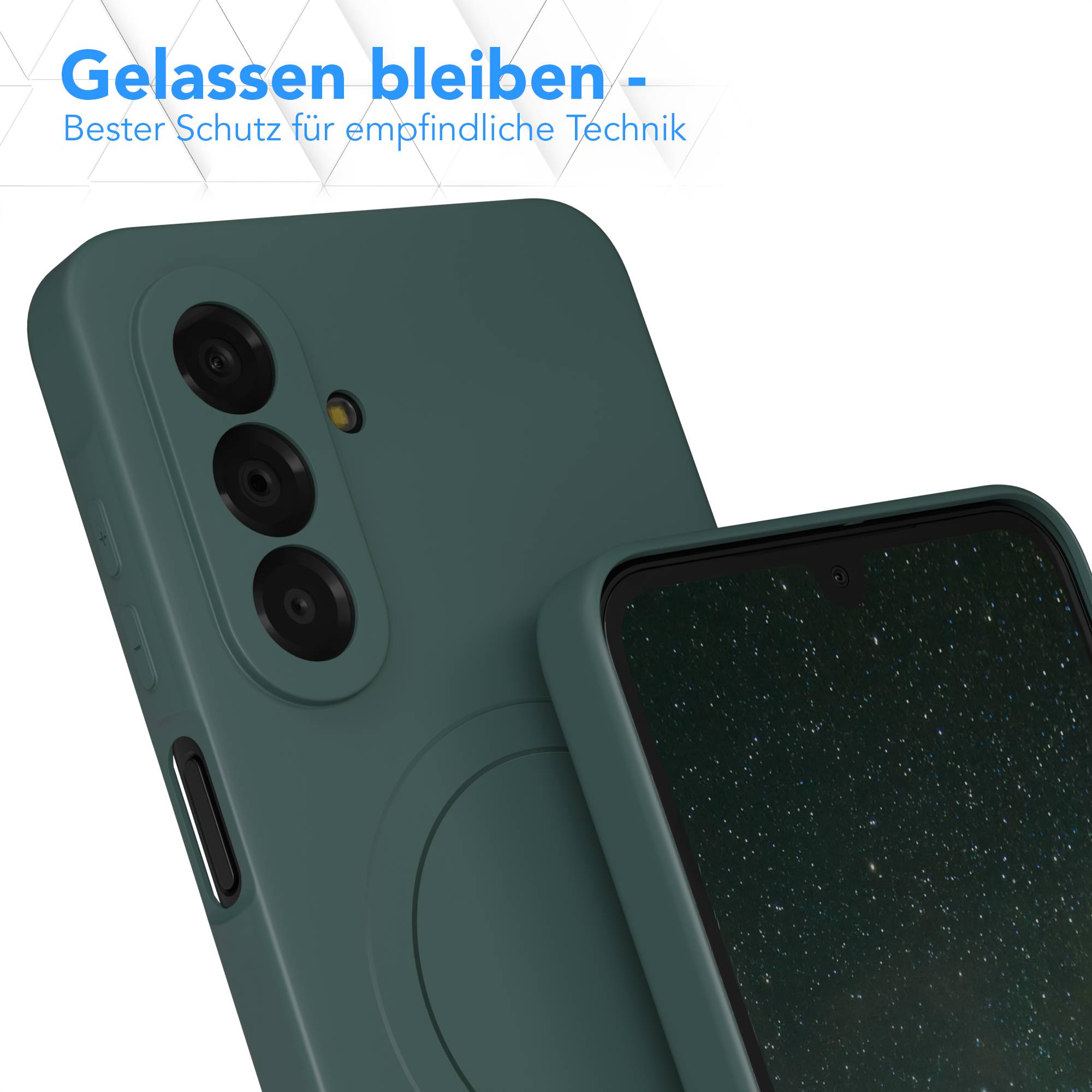Samsung Galaxy A17 MagSafe Silikonhülle mit Kameraschutz von EAZY CASE