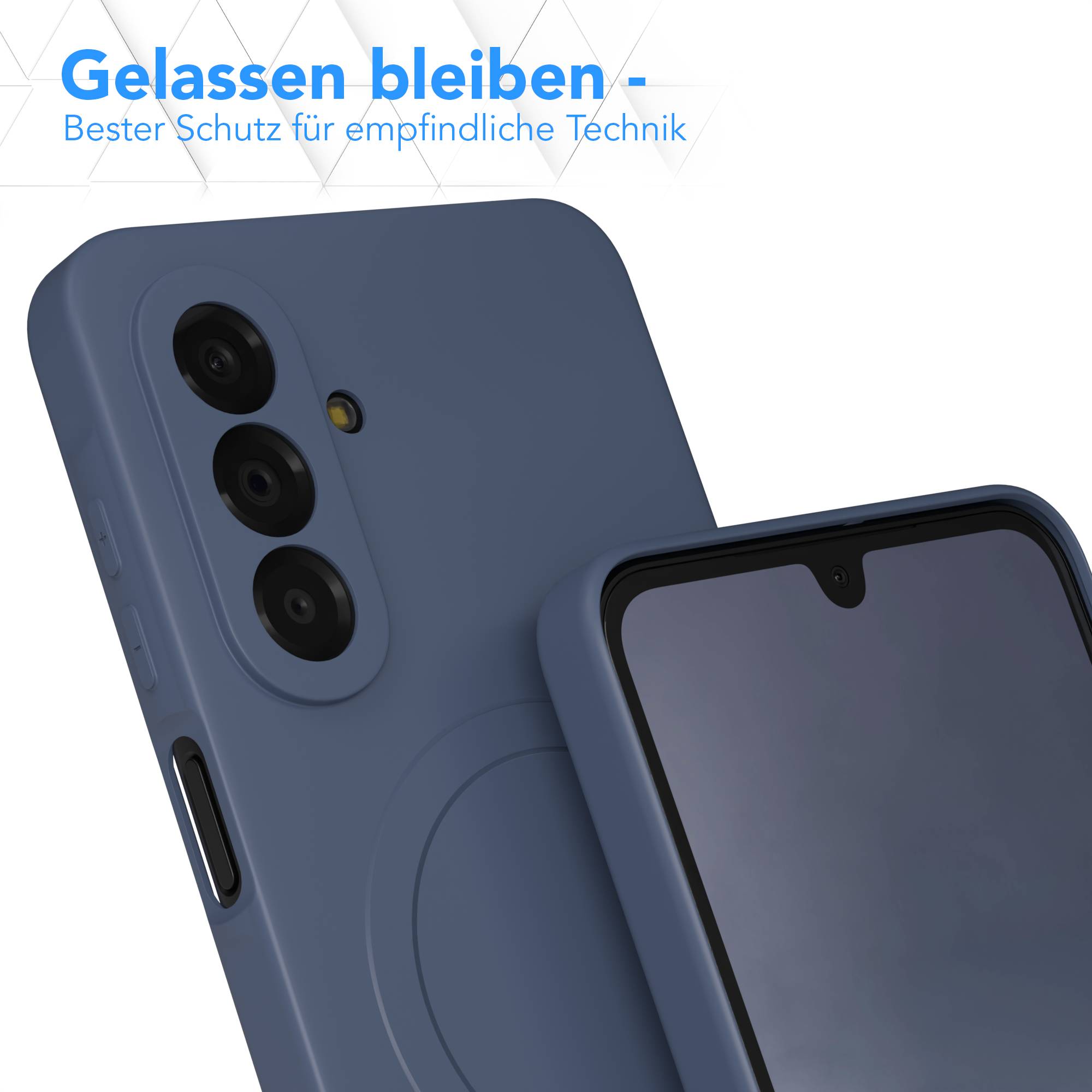 Samsung Galaxy A17 MagSafe Silikonhülle mit Kameraschutz von EAZY CASE