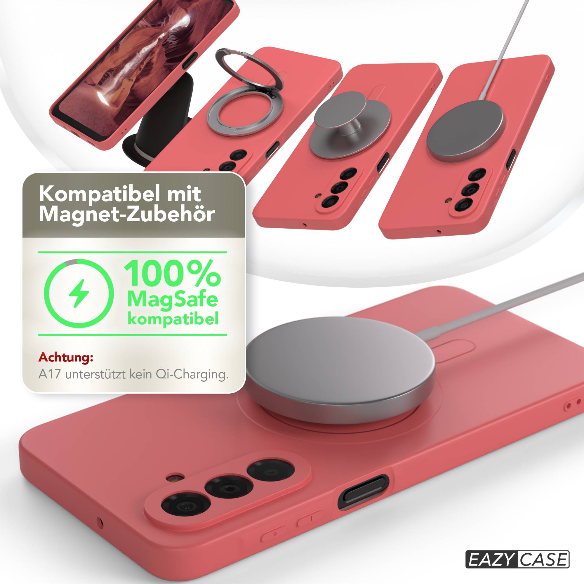 Samsung Galaxy A17 MagSafe Silikonhülle mit Kameraschutz von EAZY CASE