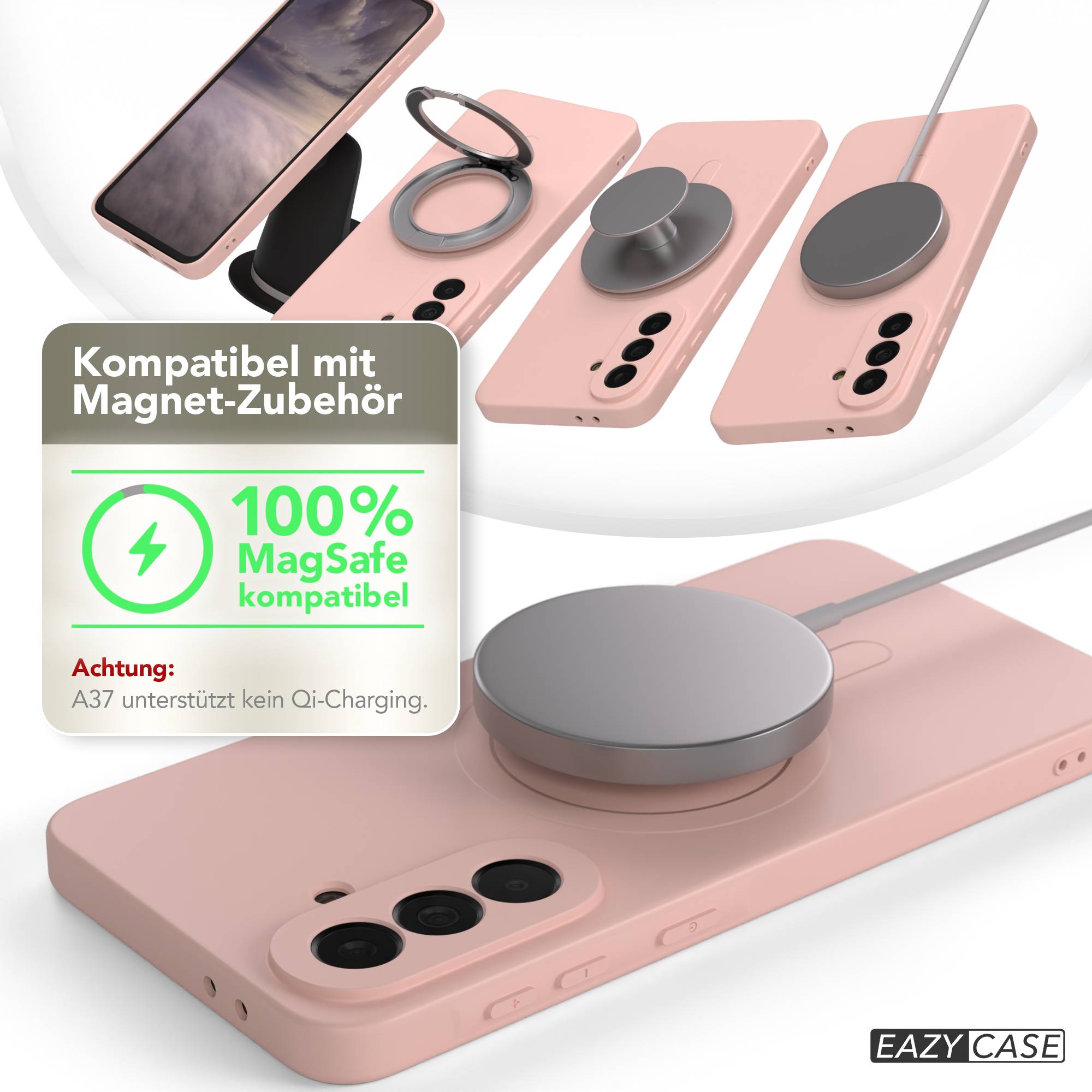 Samsung Galaxy A37 MagSafe Silikonhülle mit Kameraschutz von EAZY CASE