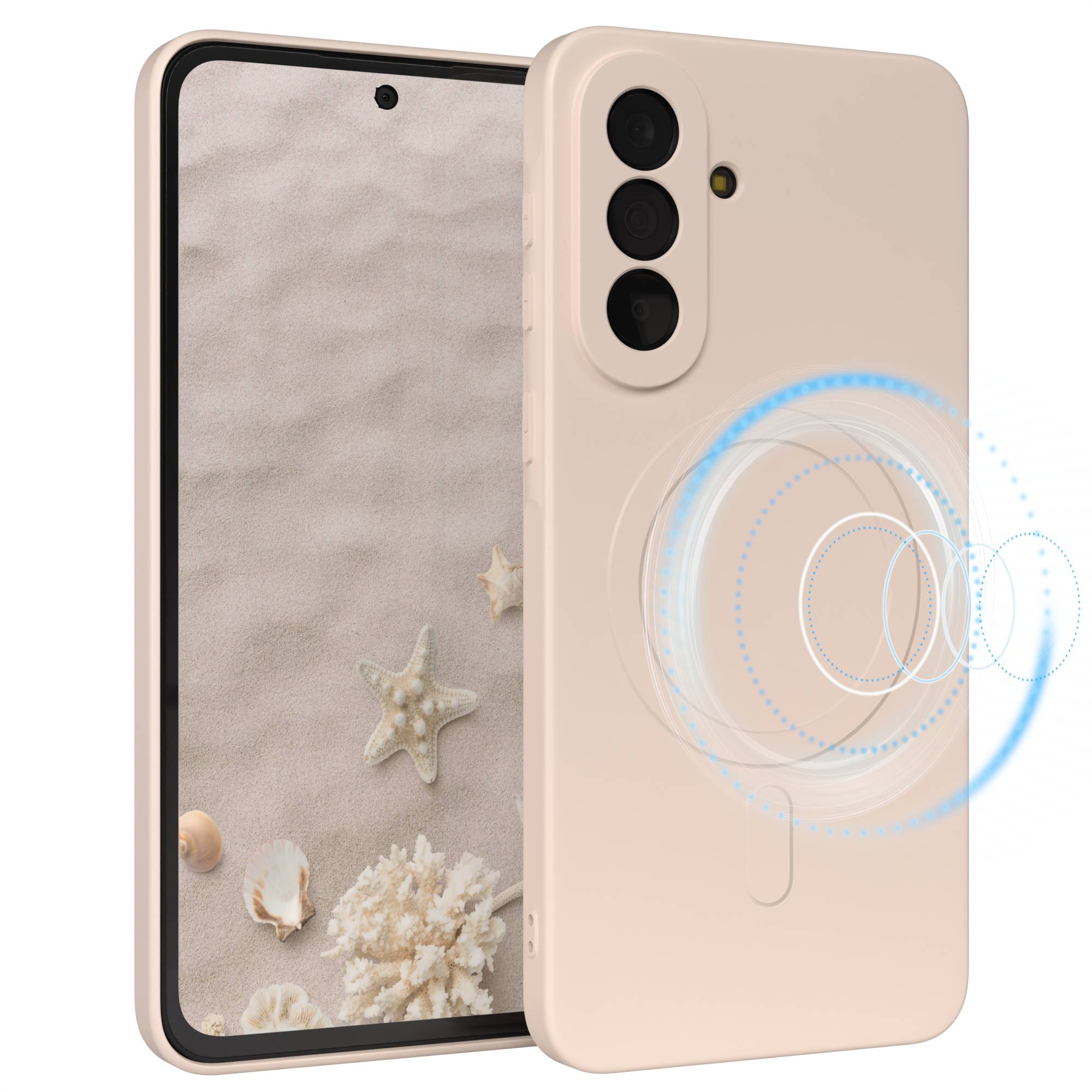 Samsung Galaxy A37 MagSafe Silikonhülle mit Kameraschutz von EAZY CASE