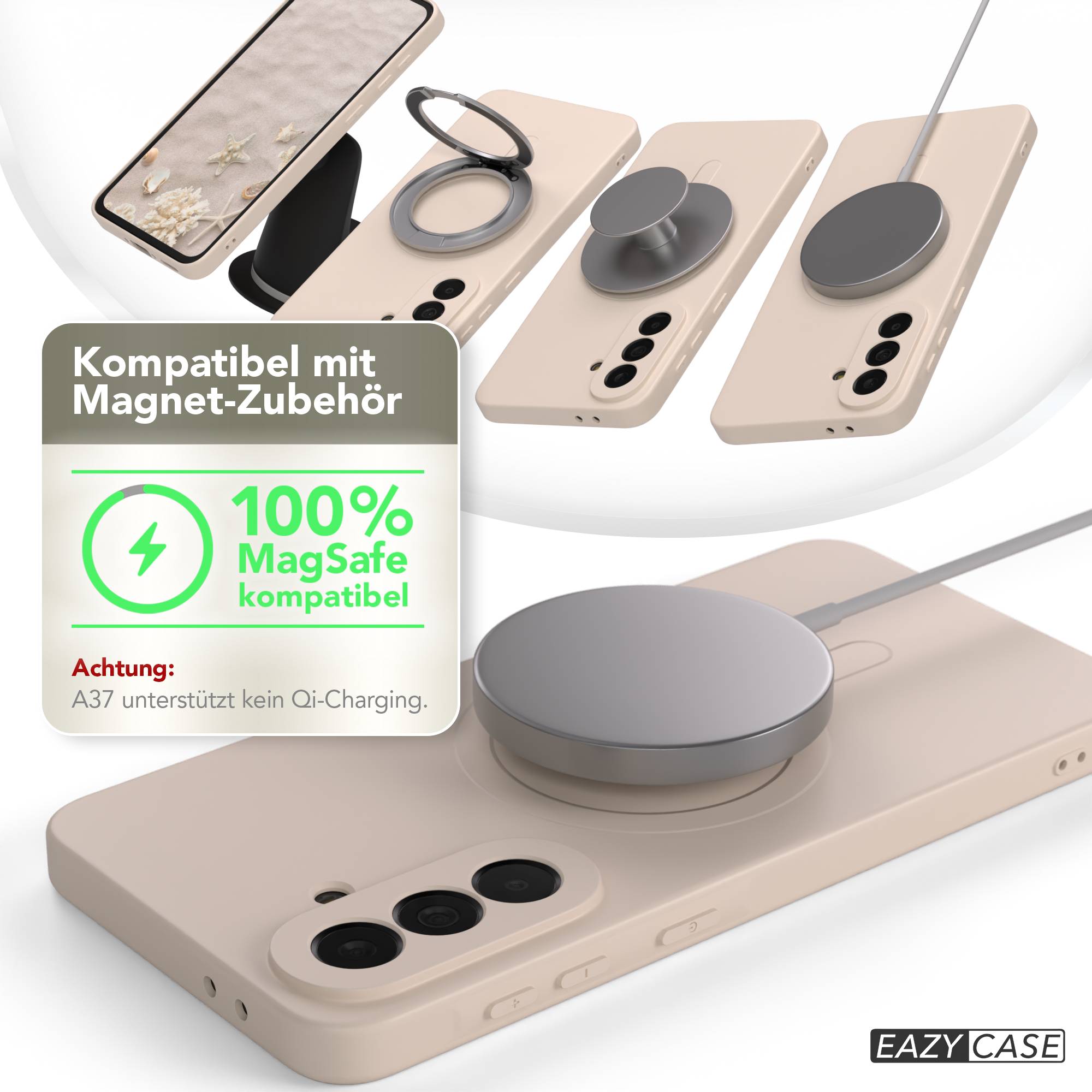 Samsung Galaxy A37 MagSafe Silikonhülle mit Kameraschutz von EAZY CASE