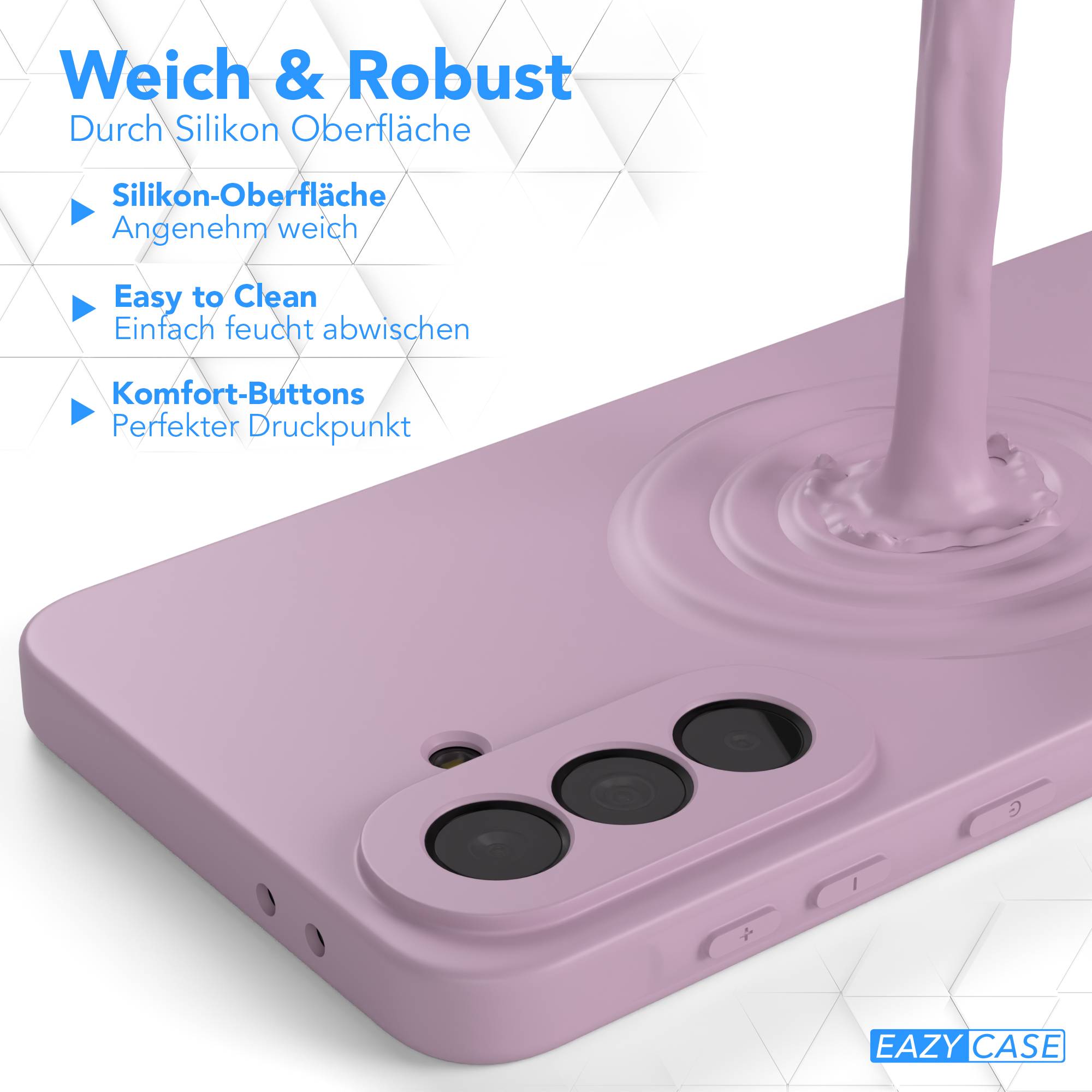 Samsung Galaxy A37 MagSafe Silikonhülle mit Kameraschutz von EAZY CASE