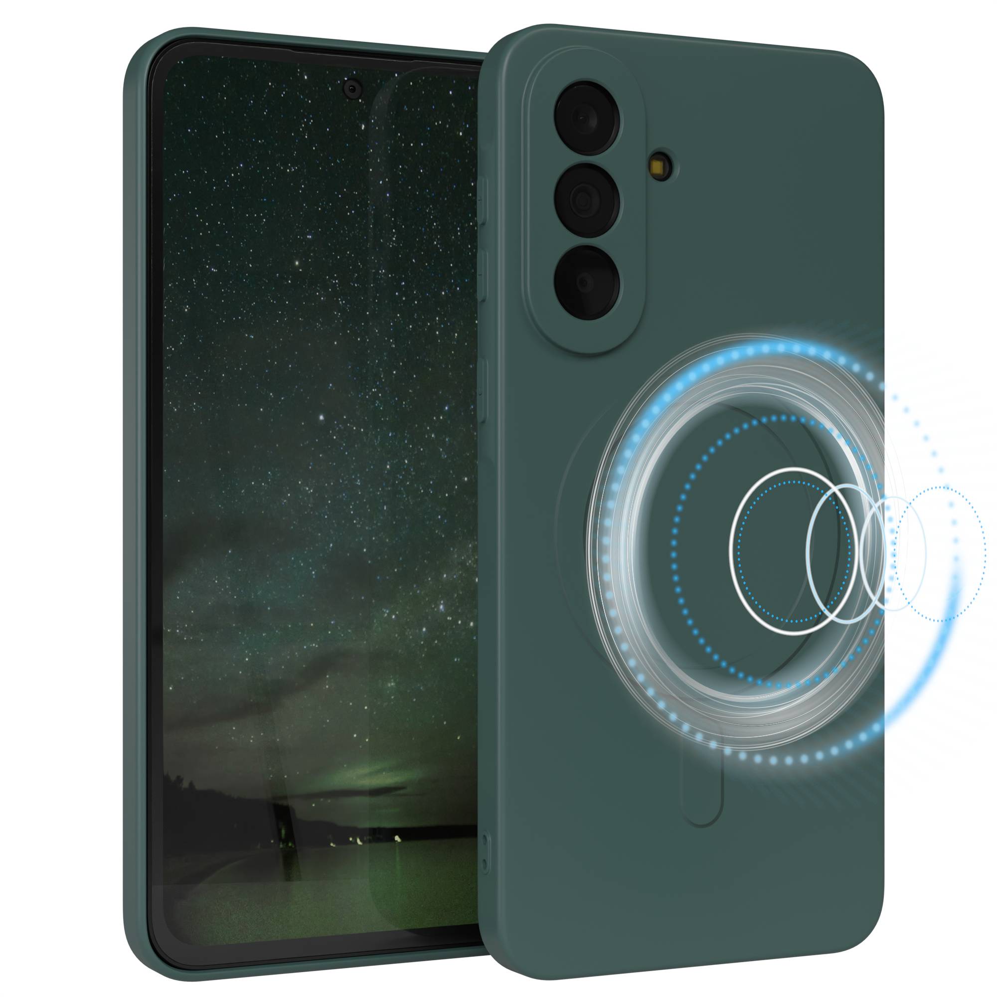 Samsung Galaxy A37 MagSafe Silikonhülle mit Kameraschutz von EAZY CASE