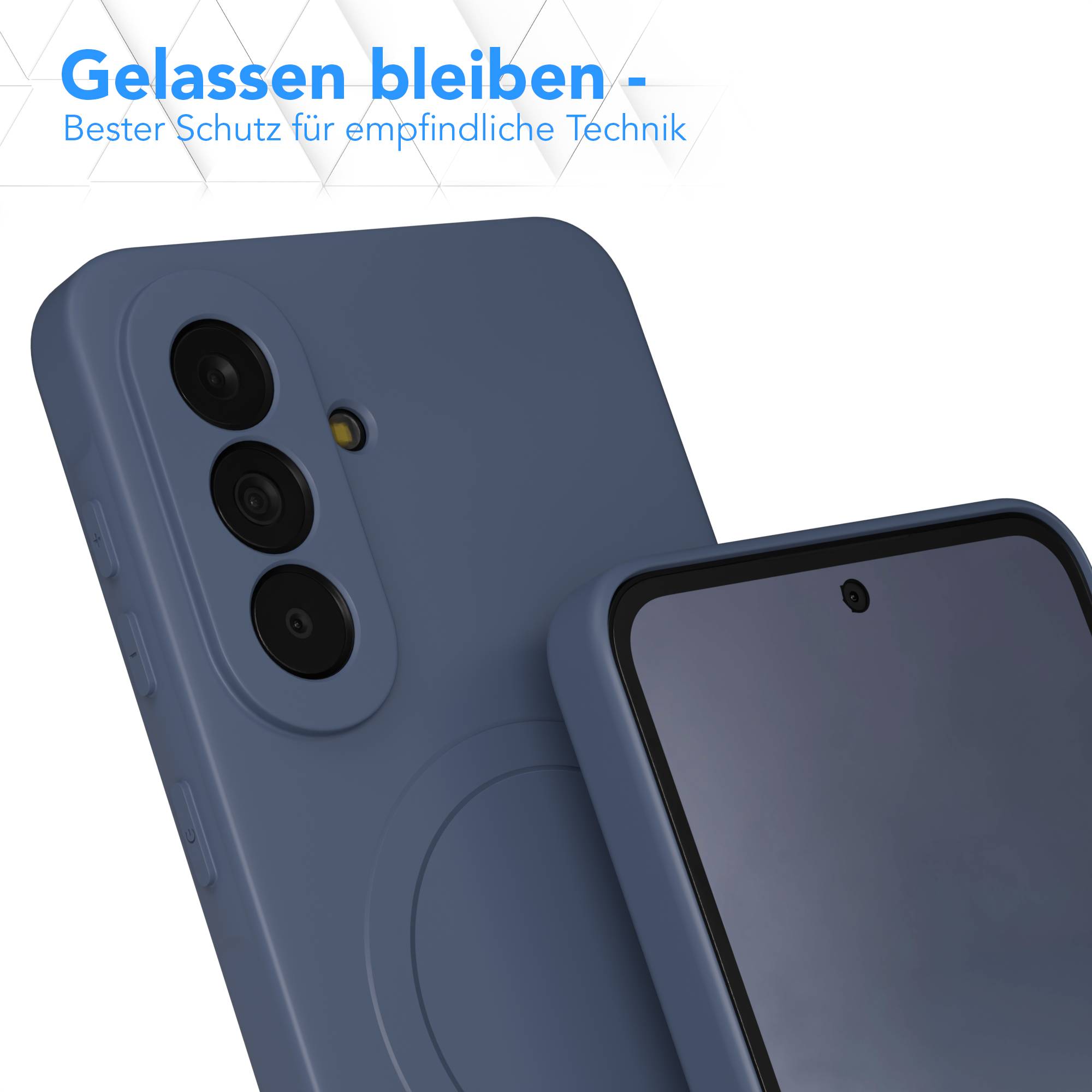 Samsung Galaxy A37 MagSafe Silikonhülle mit Kameraschutz von EAZY CASE