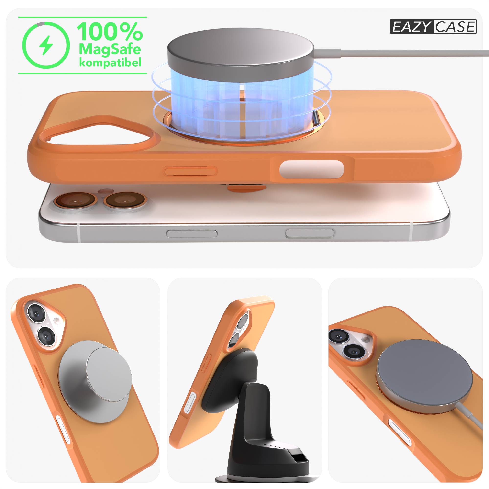 iPhone 16 Bumper Hülle mit drehbarem Ring MagSafe Outdoor Case