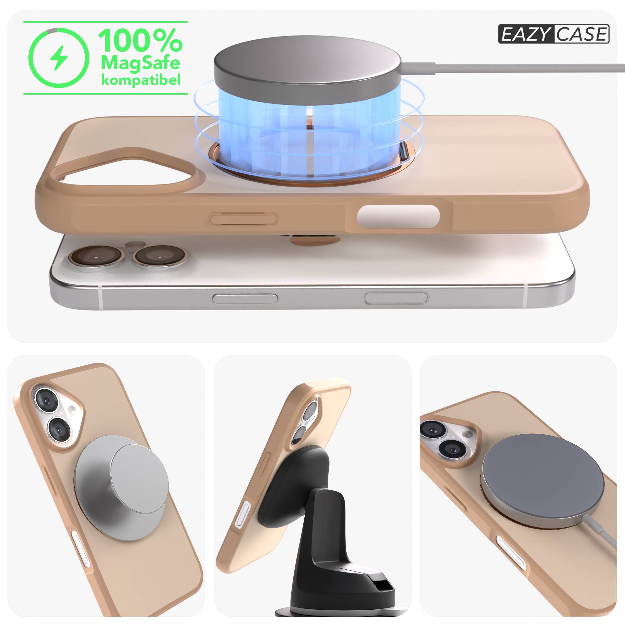 iPhone 16 Bumper Hülle mit drehbarem Ring MagSafe Outdoor Case