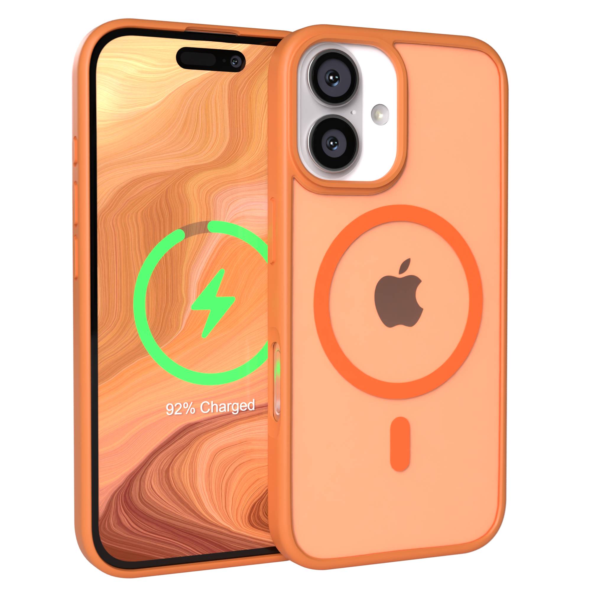 Apple iPhone 16 Bumper Hülle mit MagSafe Funktion und Kameraschutz
