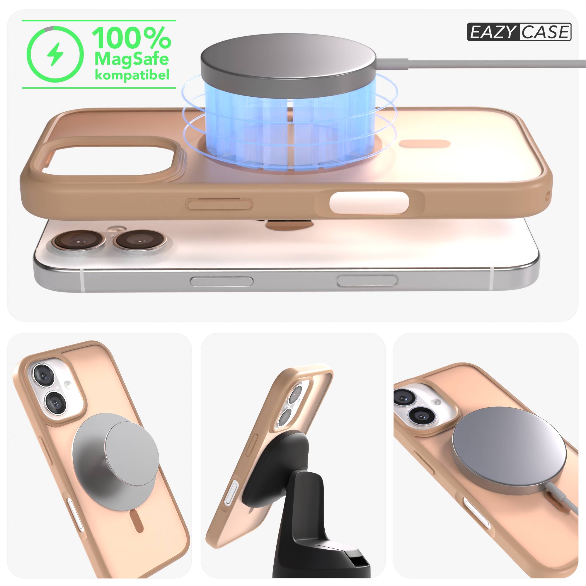 Apple iPhone 16 Bumper Hülle mit MagSafe Funktion und Kameraschutz