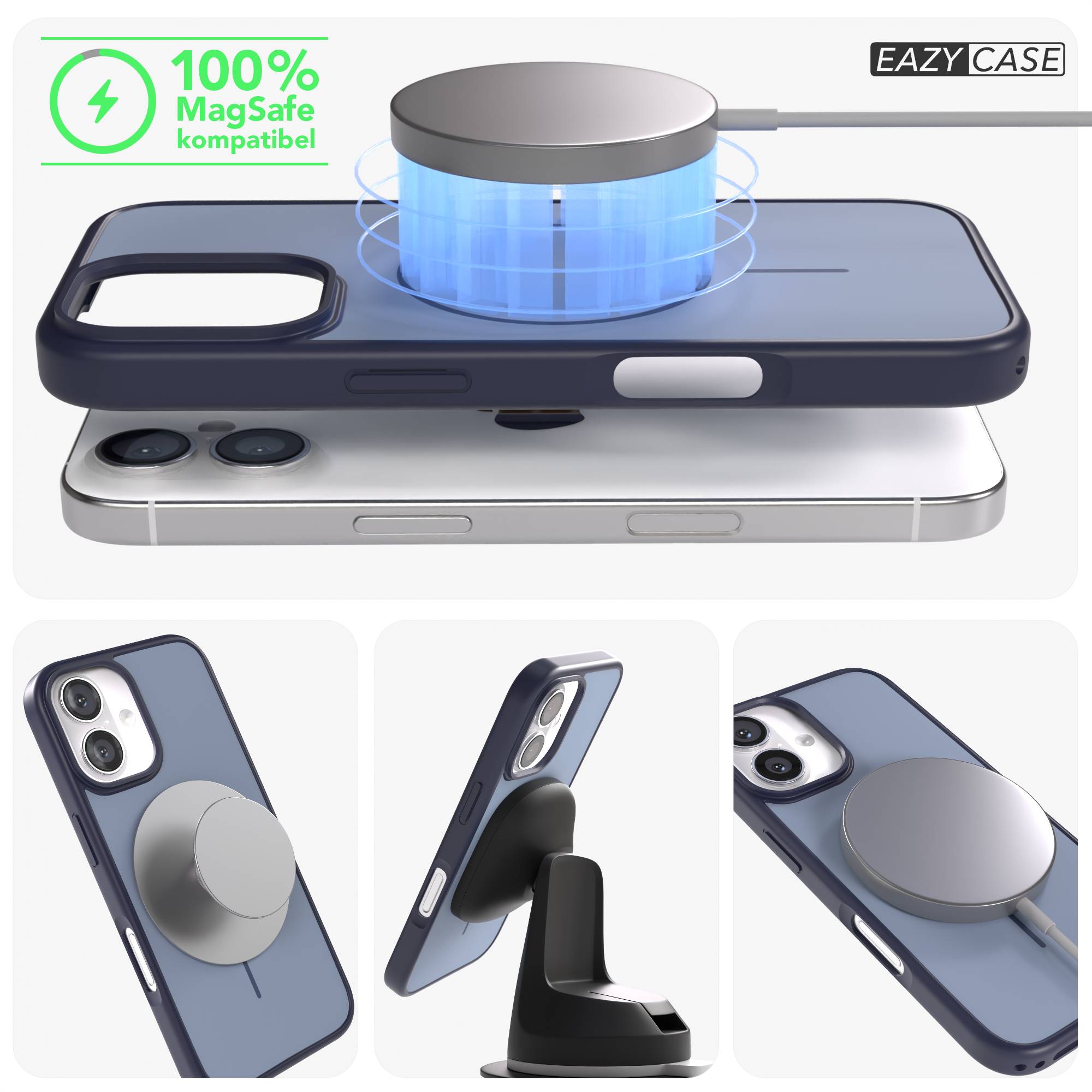 Apple iPhone 16 Bumper Hülle mit MagSafe minimal Design