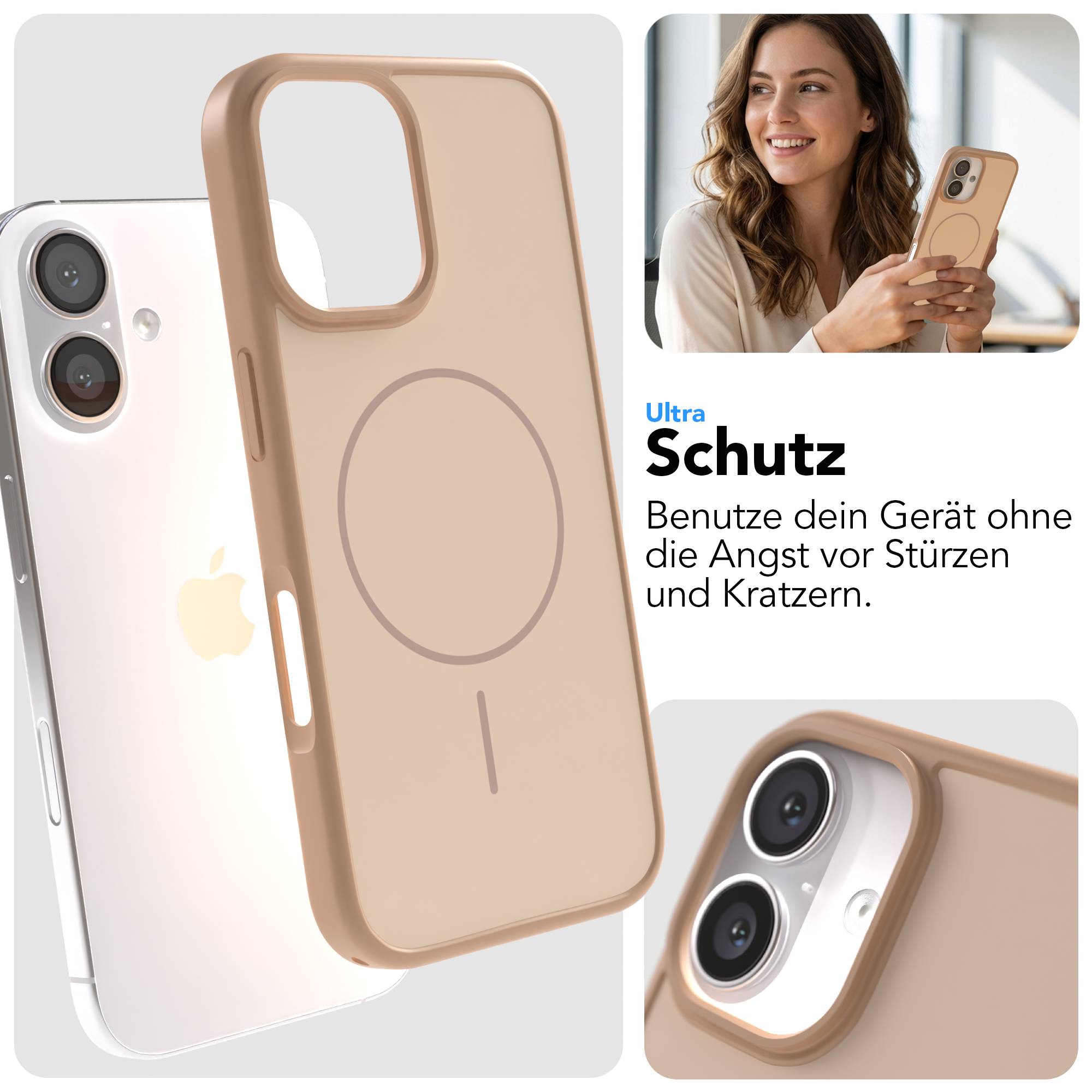 Apple iPhone 16 Bumper Hülle mit MagSafe minimal Design