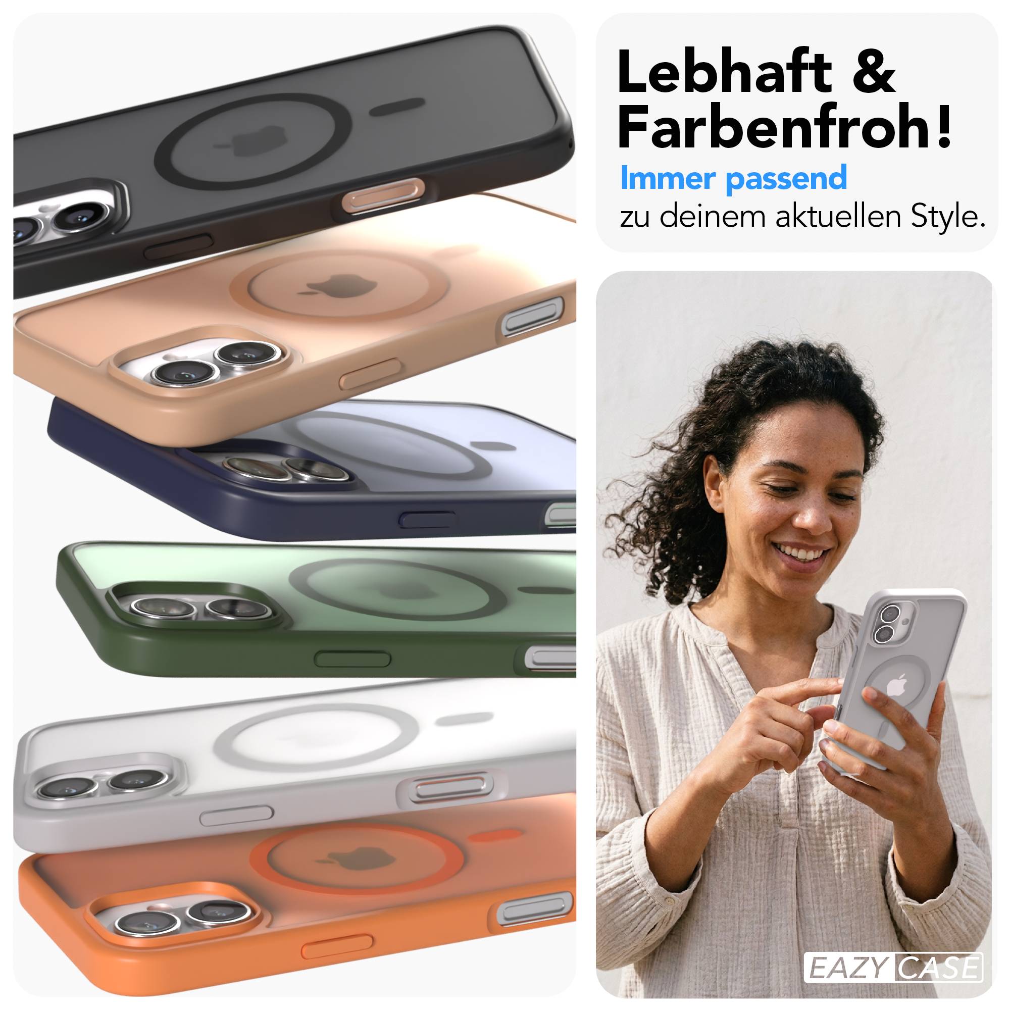 iPhone 16 Plus Outdoor Bumper Hülle mit MagSafe Magnetring