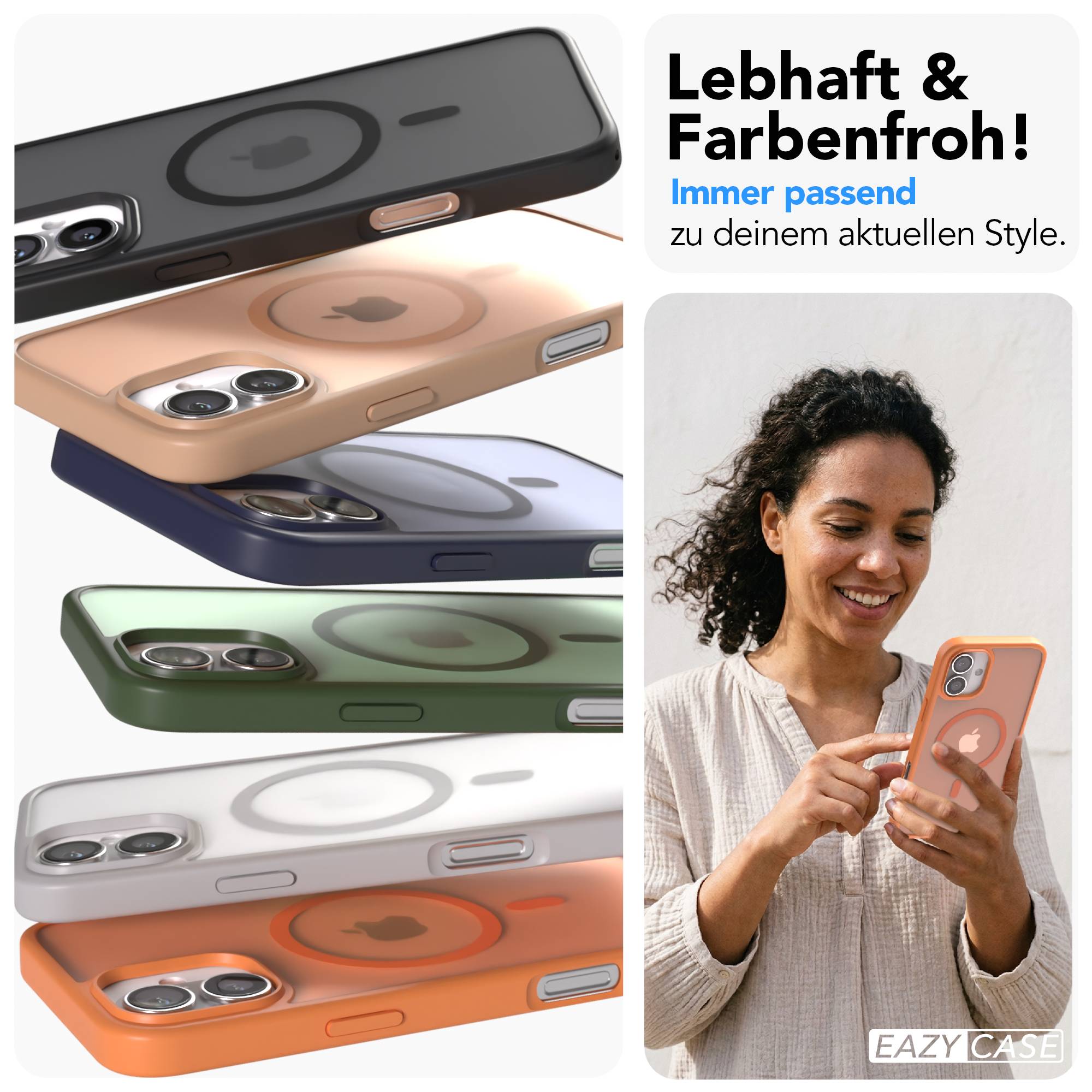 iPhone 16 Plus Outdoor Bumper Hülle mit MagSafe Magnetring
