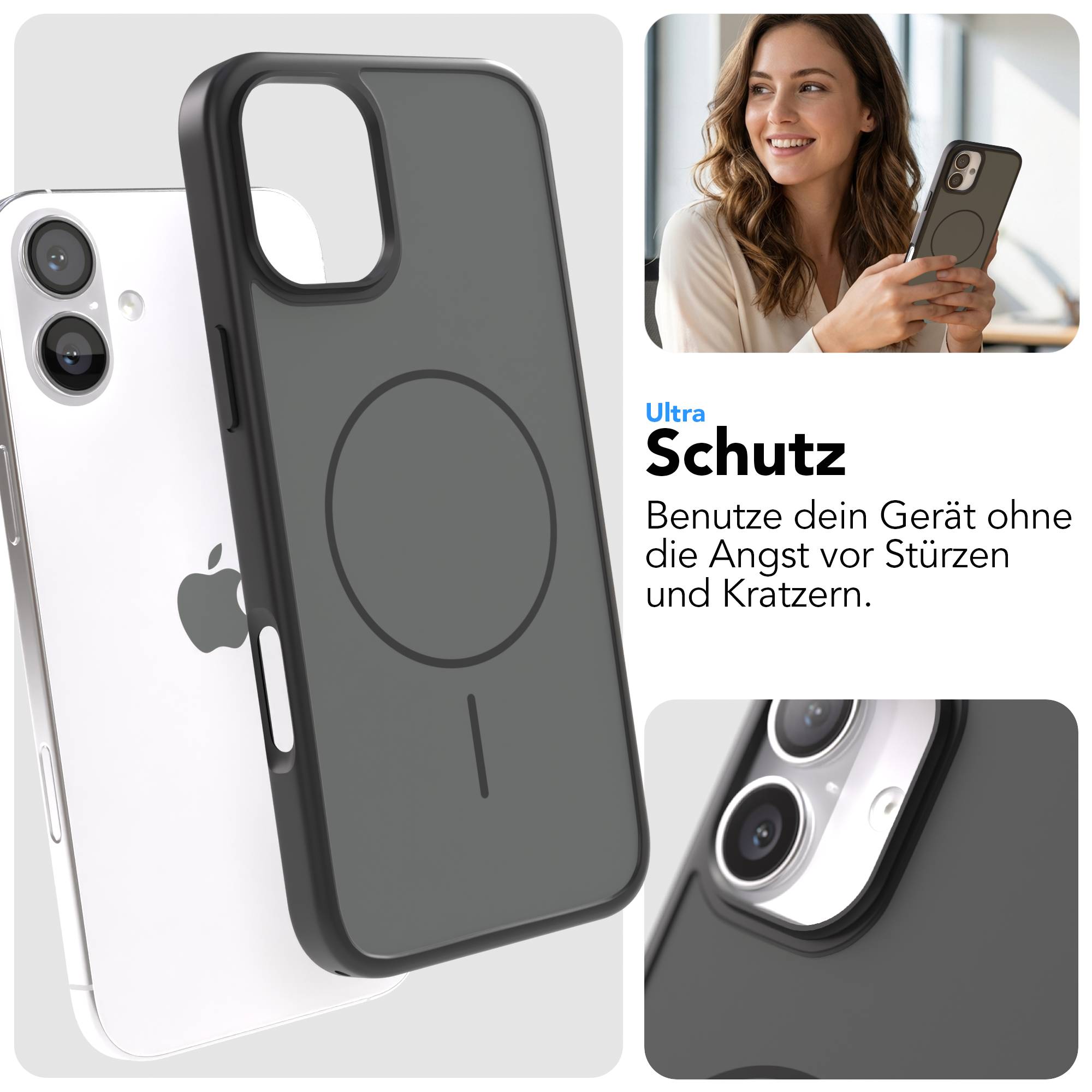 iPhone 16 Plus Bumper Hülle mit MagSafe Funktion von EAZY CASE
