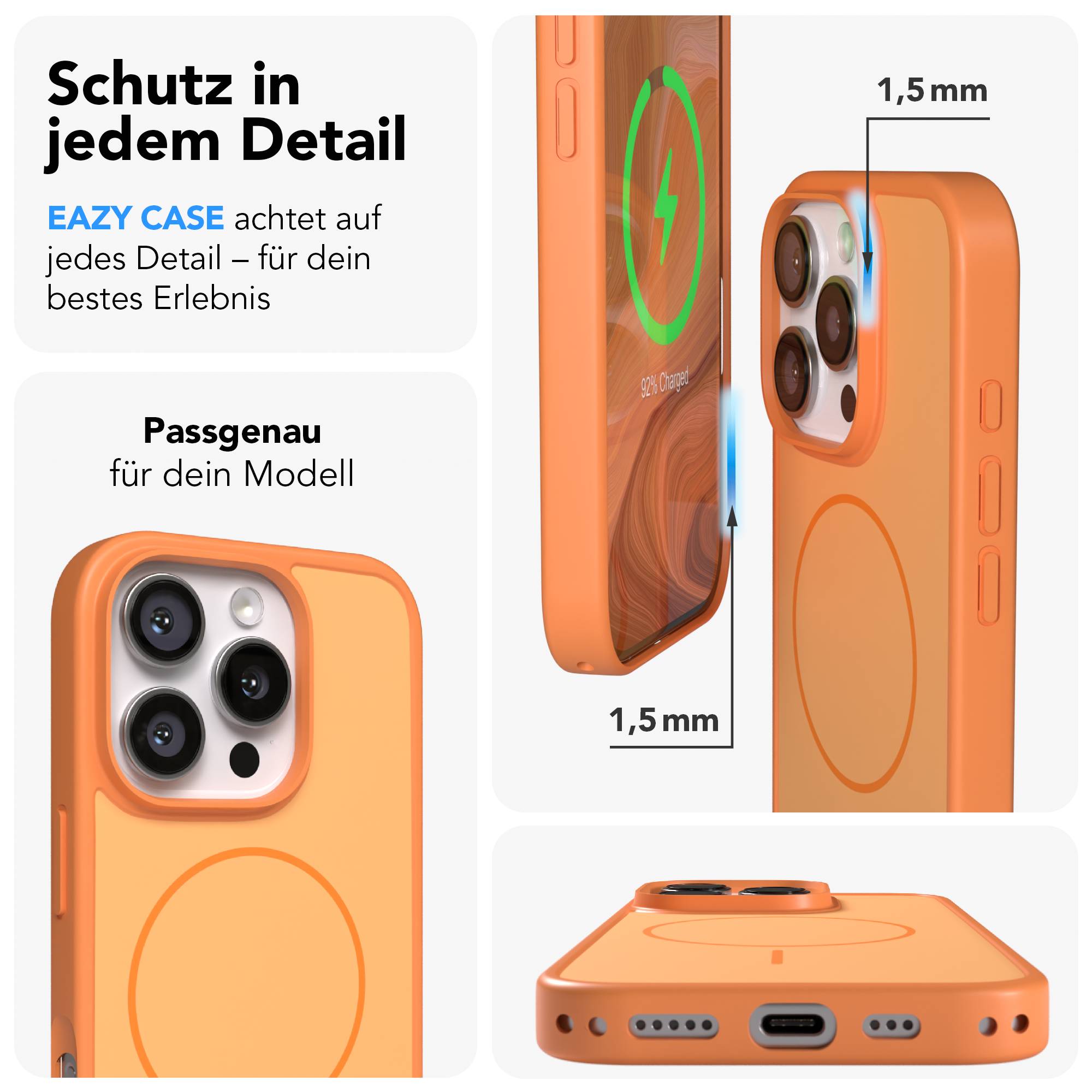 iPhone 16 Pro Bumper Hülle mit MagSafe von EAZY CASE