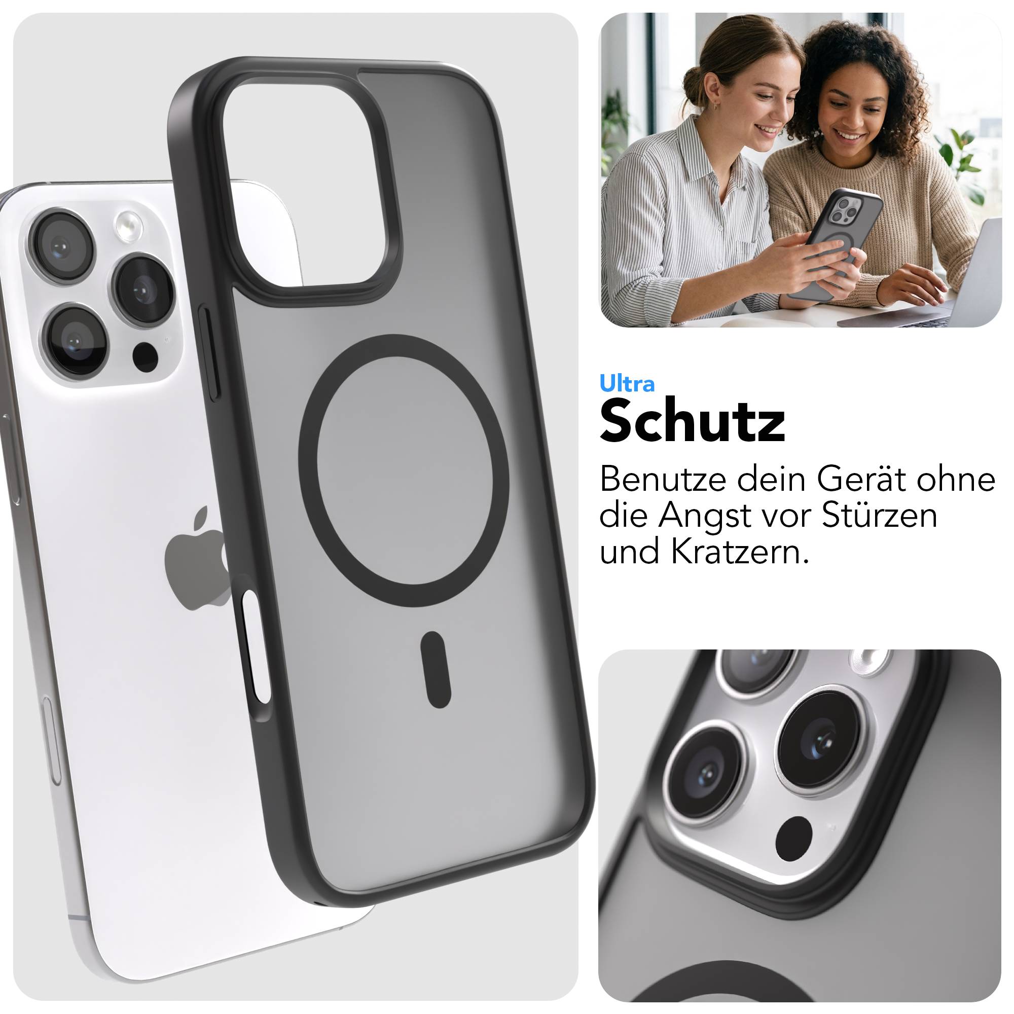 iPhone 16 Pro Max Bumper Hülle mit MagSafe von EAZY CASE